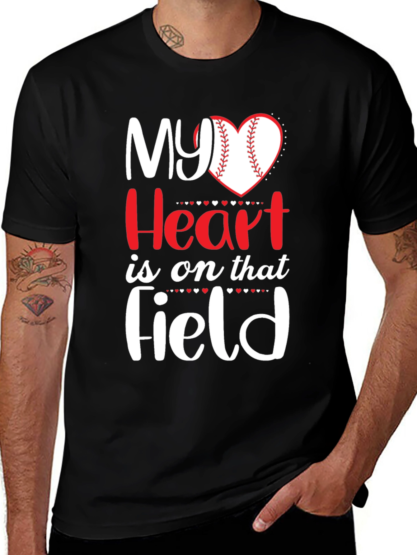 Variant 24 of My Heart Is On That Field T-Shirt