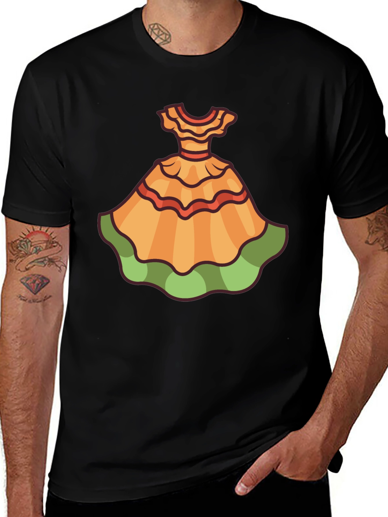 Fiesta Dress T-Shirt - Vibrant Cinco de Mayo Style