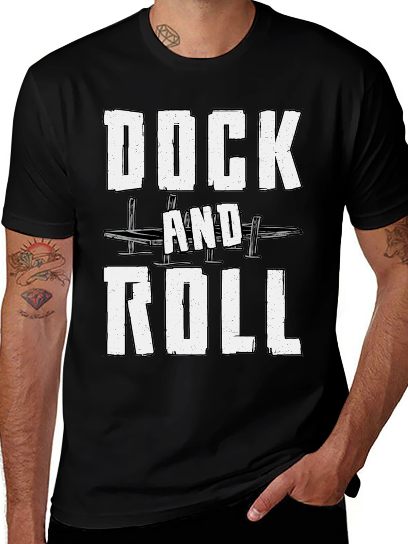 Variant 21 of Dock and Roll Graphic T-Shirt