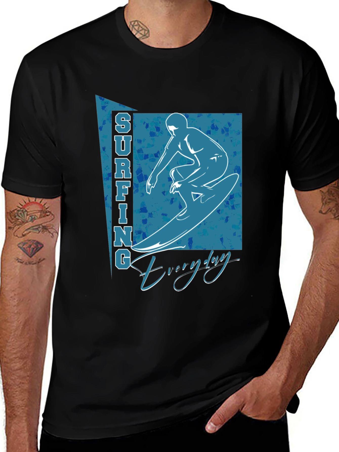 Surfing Everyday Graphic T-Shirt