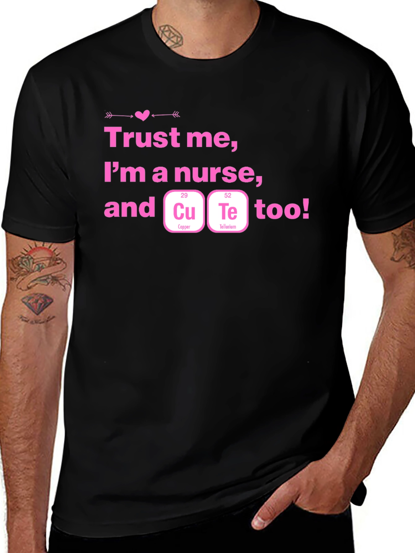 Variant 4 of Cute Nurse T-Shirt - Trust Me, I'm A Nurse!