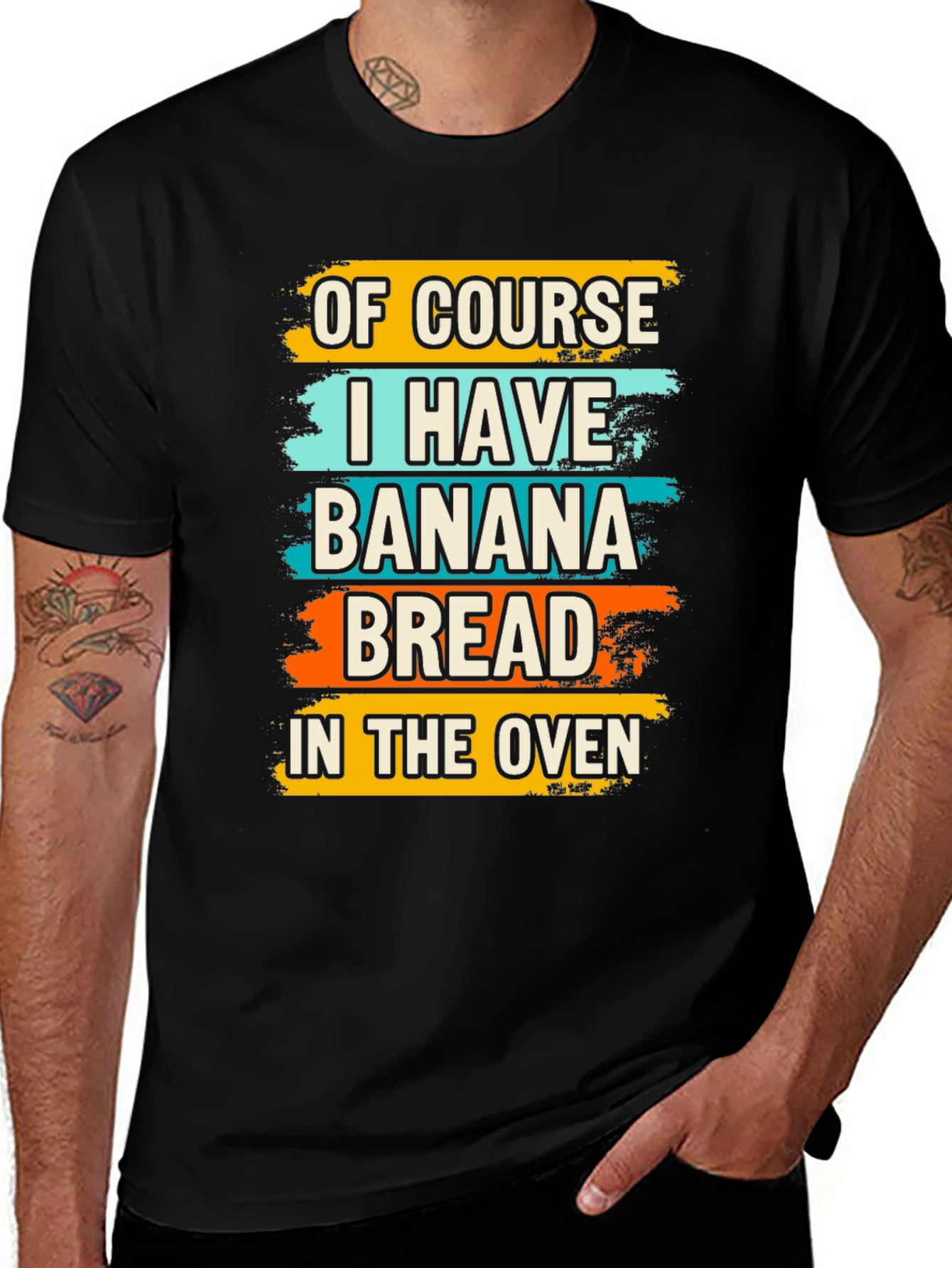 Variant 11 of Banana Bread T-Shirt Novelty Graphic Tee