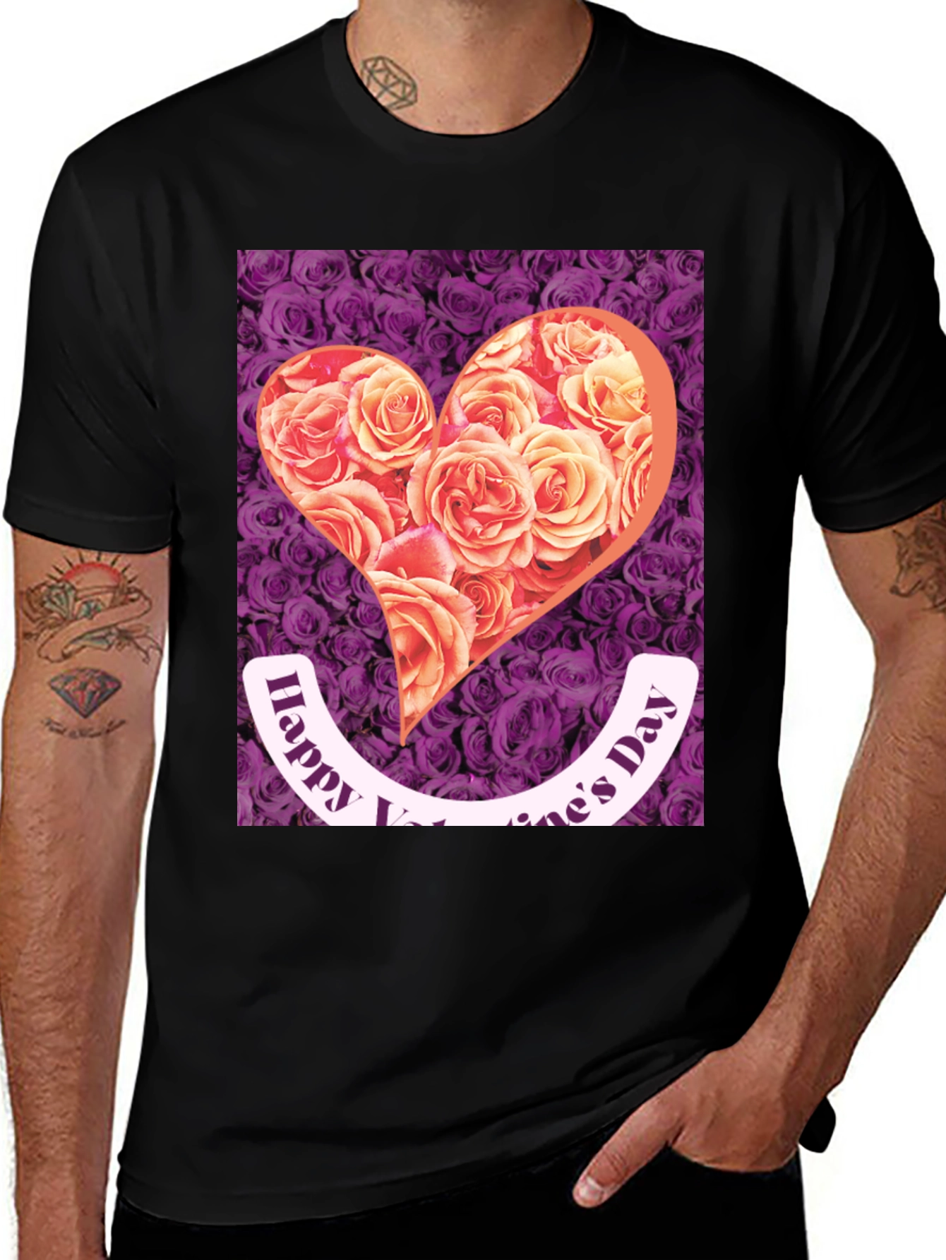Floral Heart Valentine's Day T-Shirt
