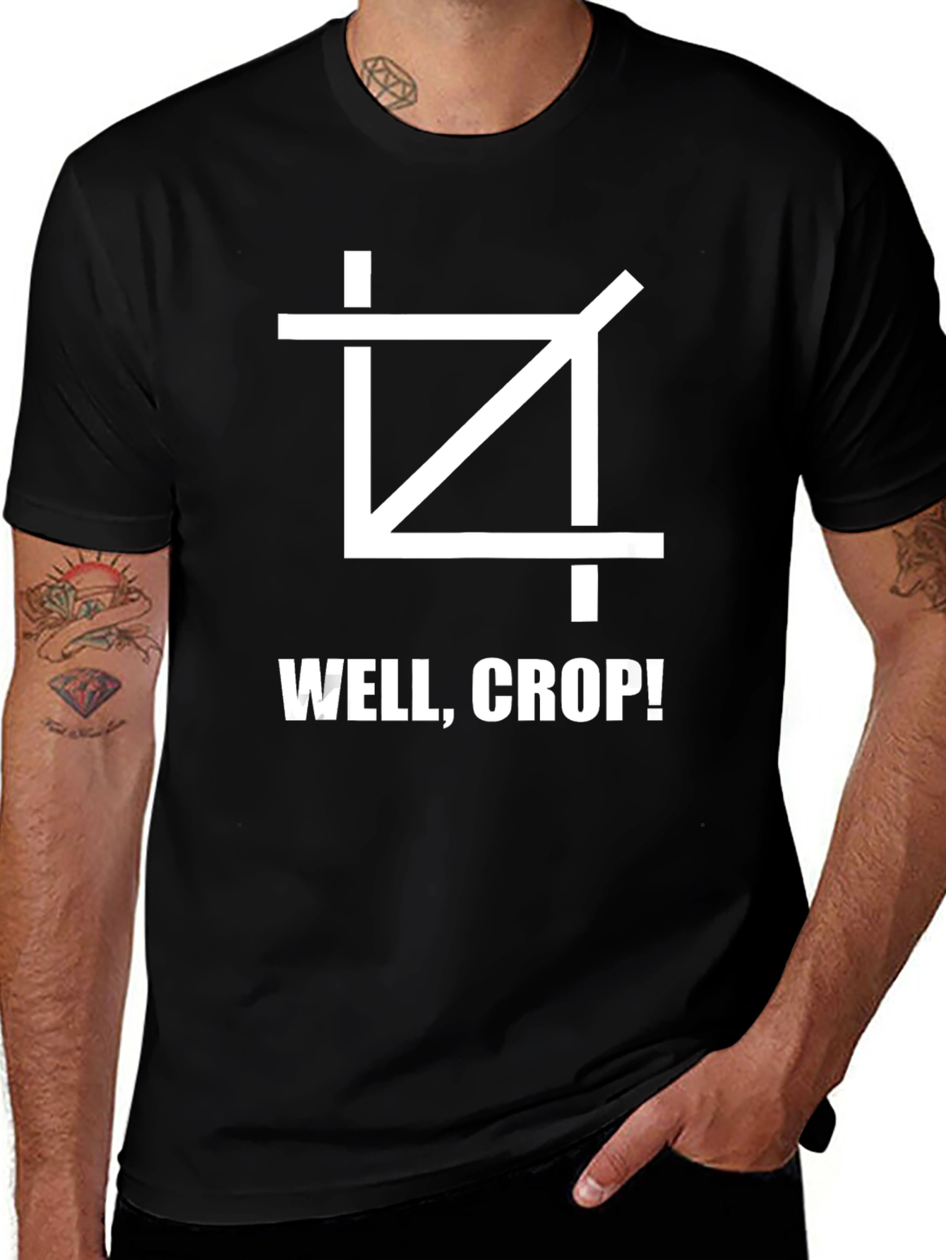 Variant 20 of Well, Crop! T-Shirt - Funny Photographer Graphic Tee