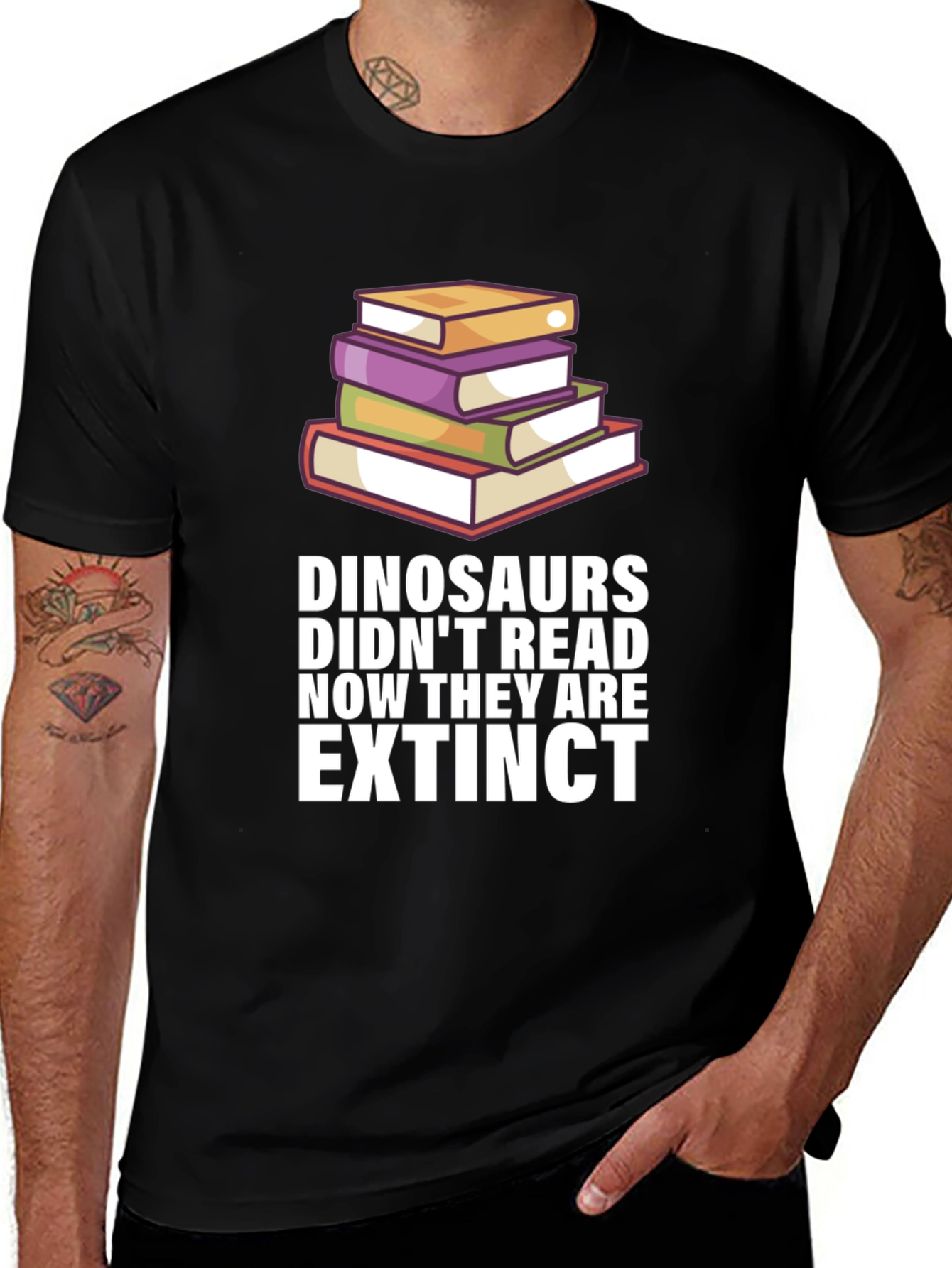 Dinosaurs Didn't Read T-Shirt