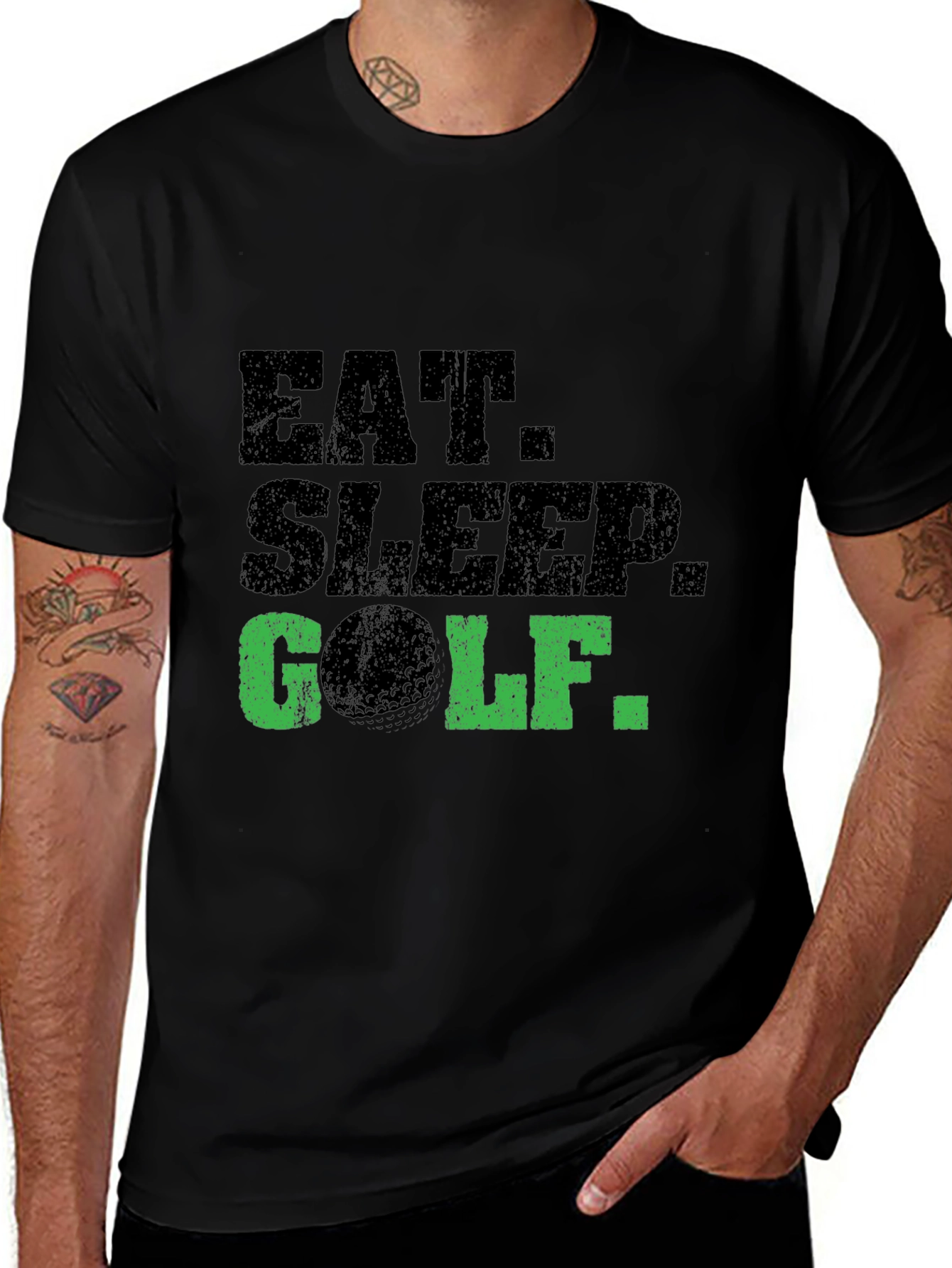 Variant 28 of Eat Sleep Golf Graphic T-Shirt