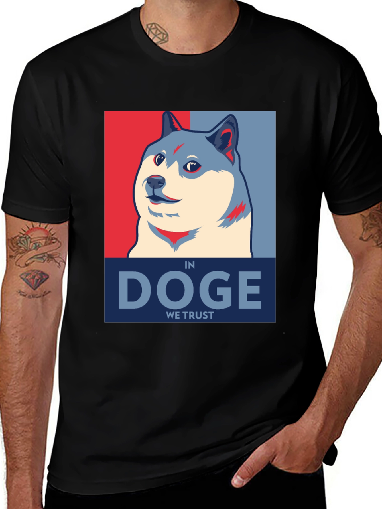 In Doge We Trust T-Shirt - Meme Crypto Tee