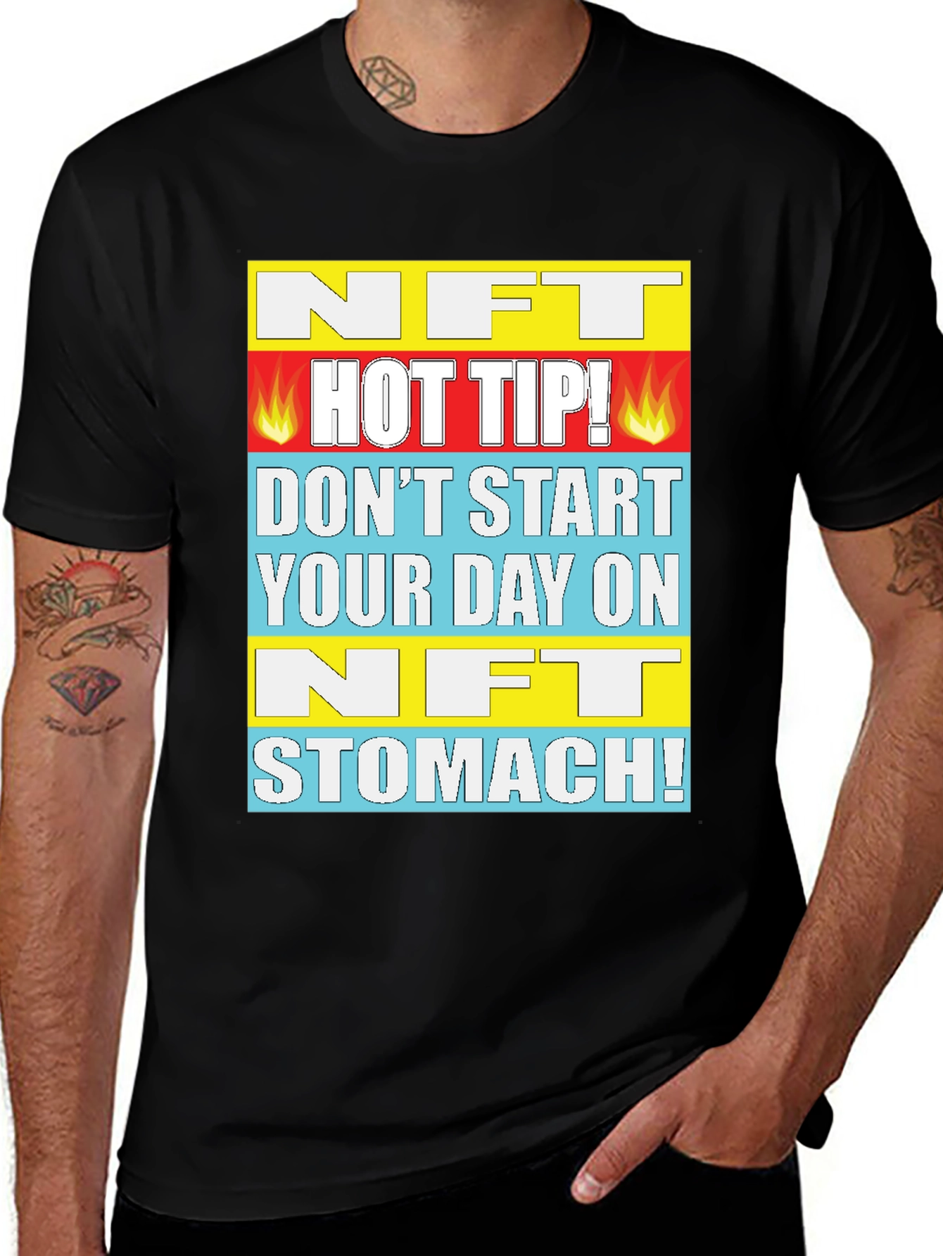 Variant 20 of NFT Hot Tip T-Shirt - Funny Crypto Tee