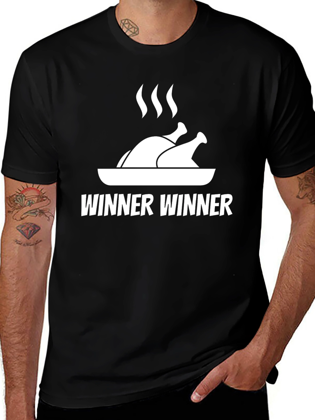 Variant 3 of Winner Winner Chicken Dinner Graphic T-Shirt