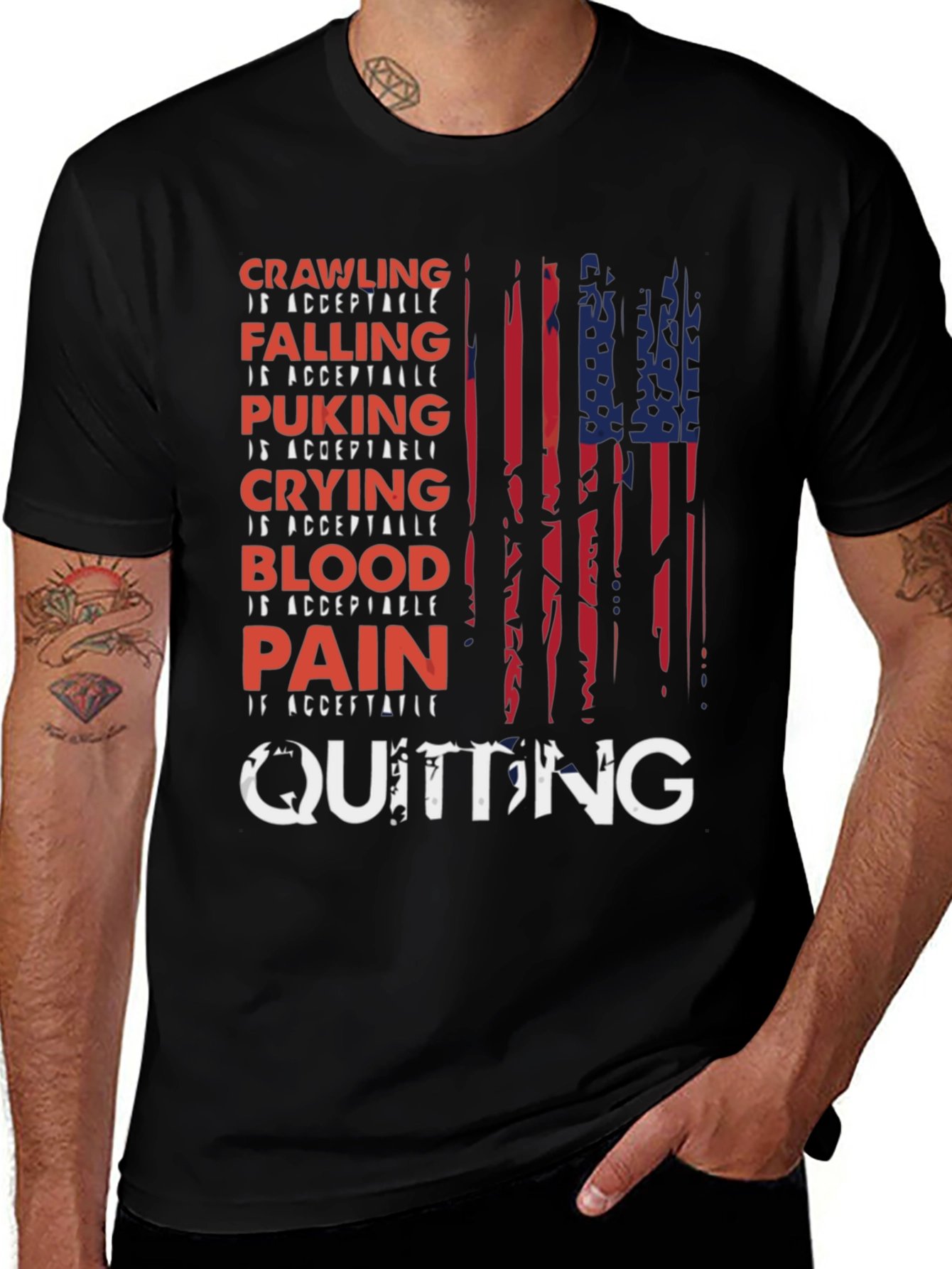 Variant 11 of Crawling Falling Puking T-Shirt