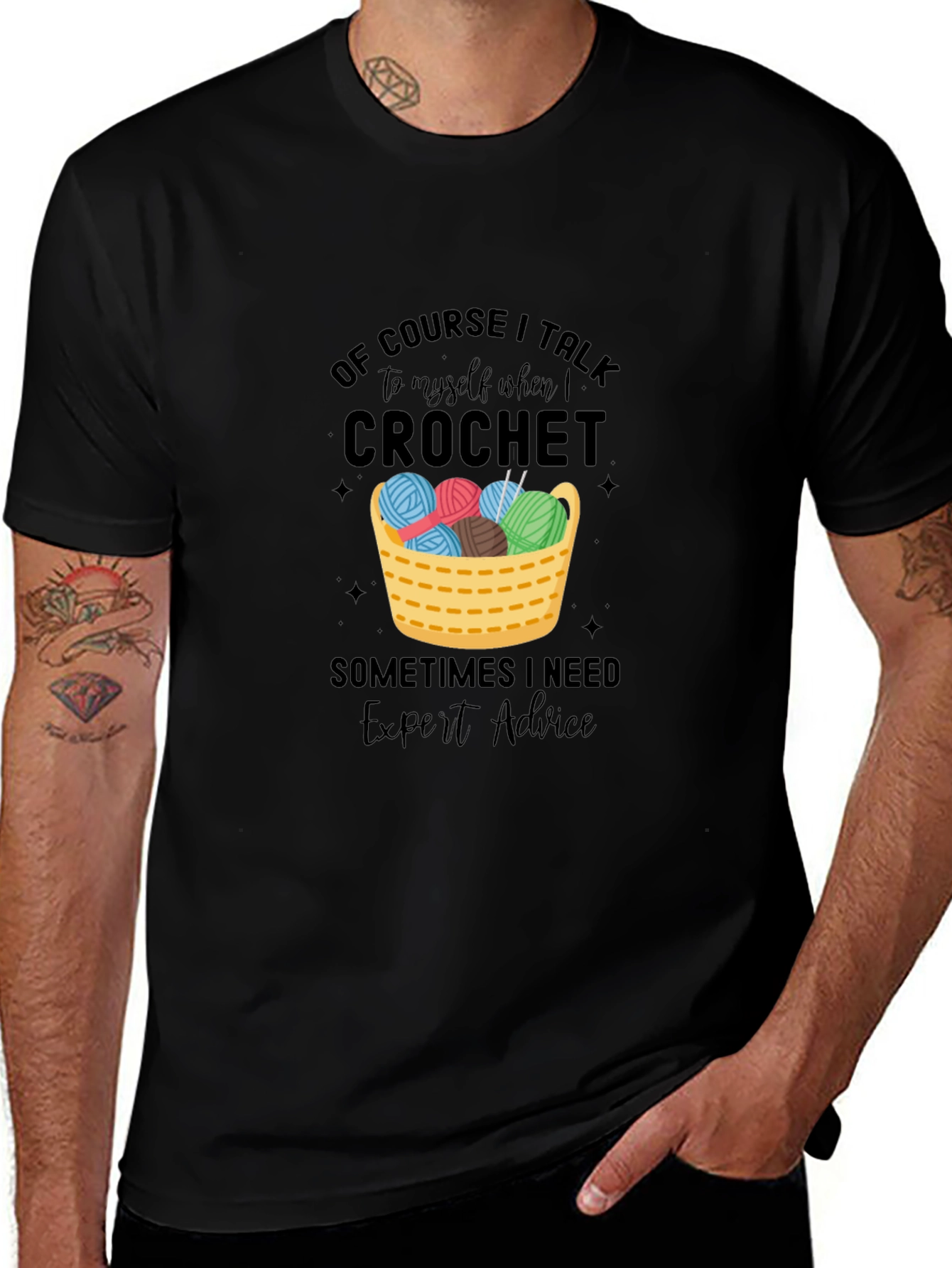 Variant 15 of Crochet Expert Advice T-Shirt