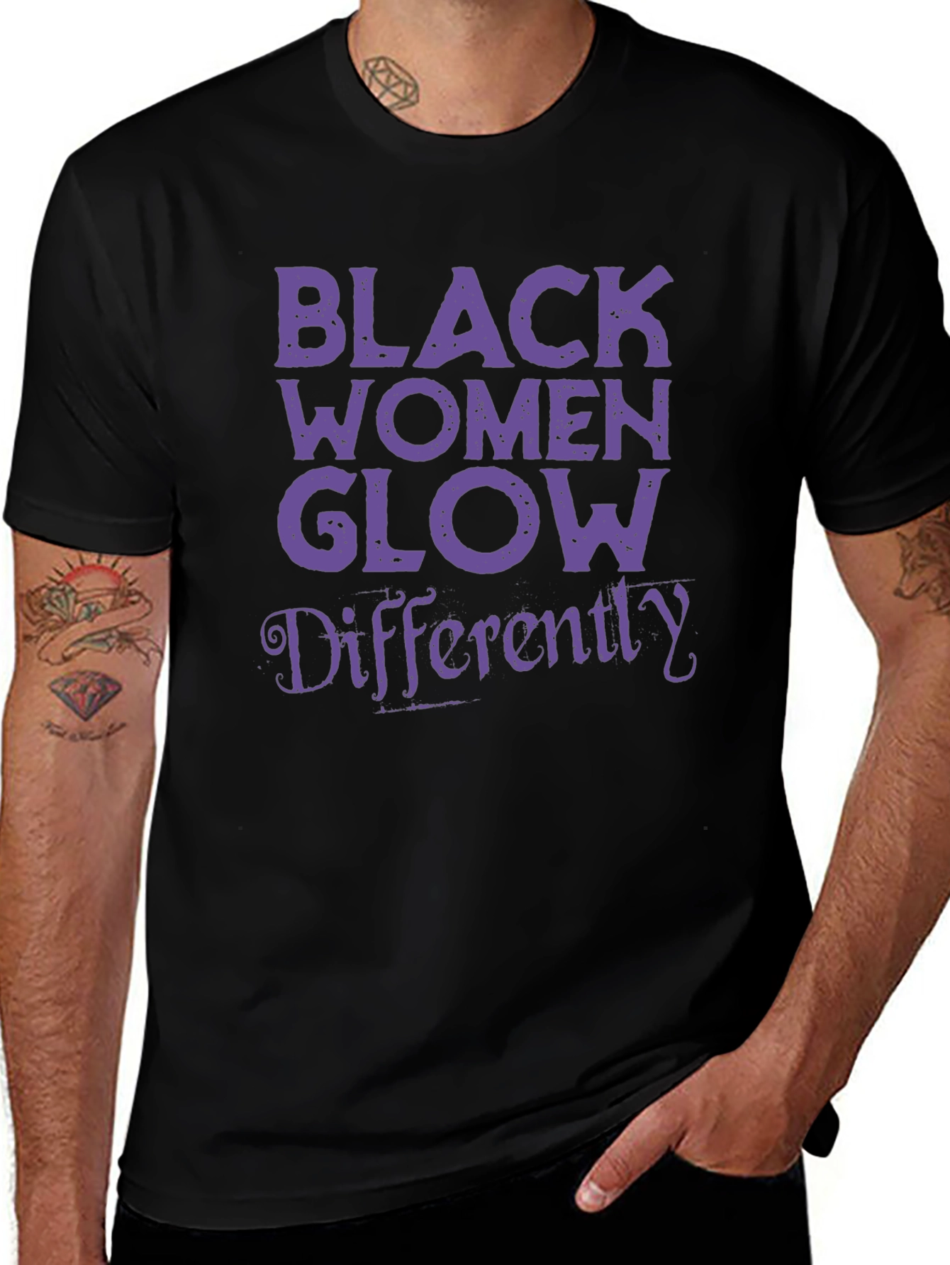 Black Women Glow Differently T-Shirt
