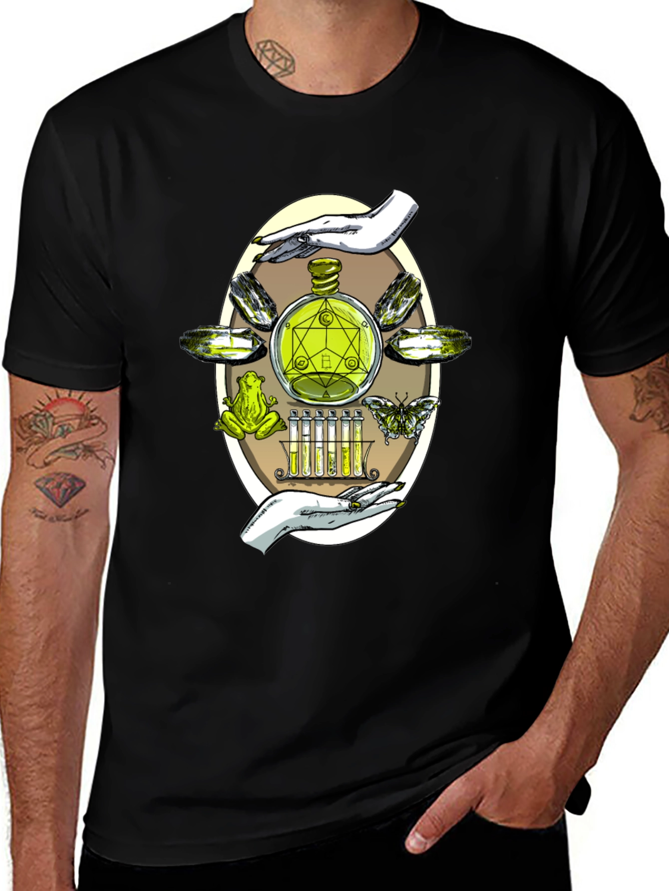 Variant 28 of Alchemy Graphic T-Shirt - Science & Magic Tee