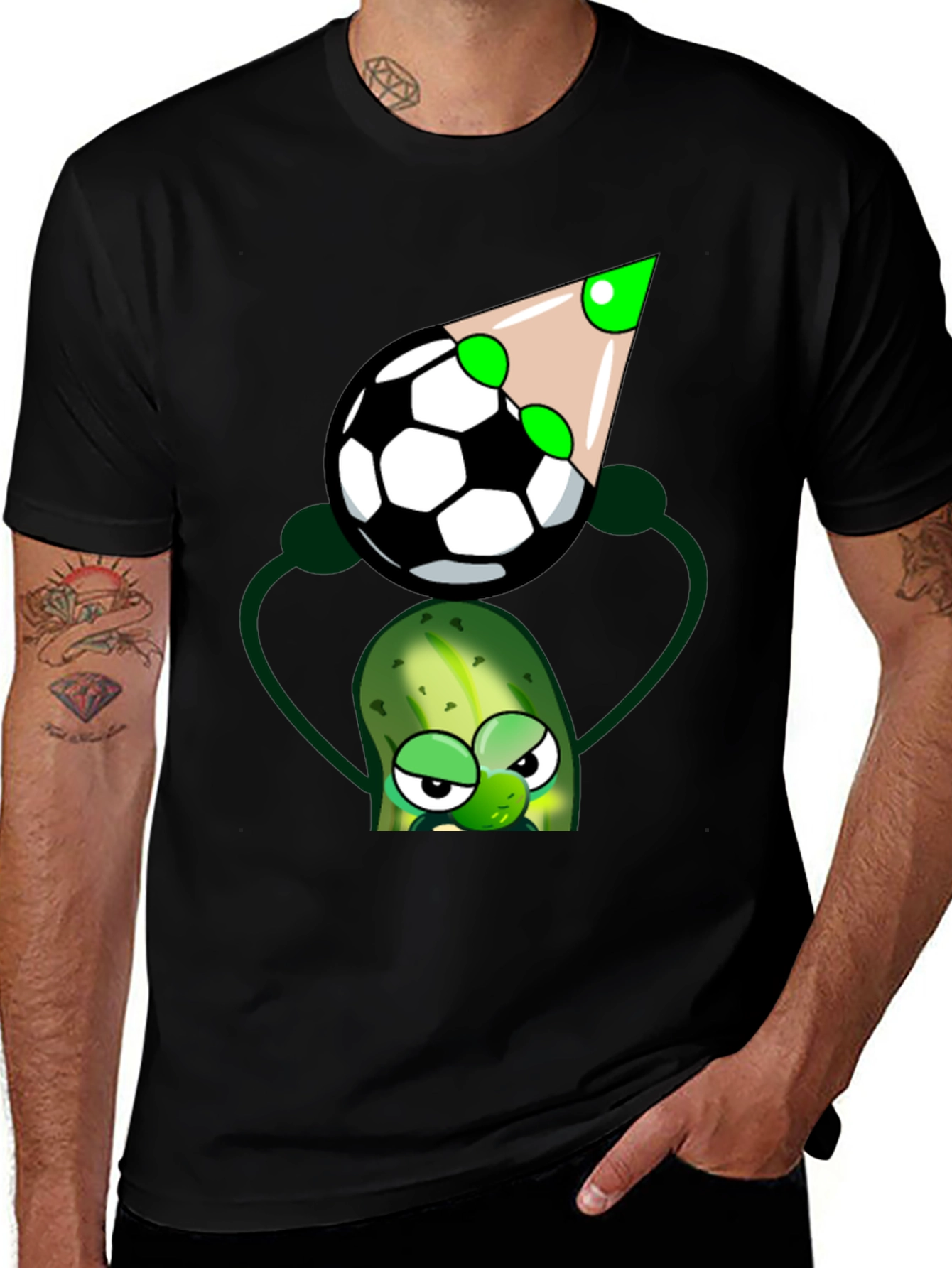 Variant 16 of Pickle Rick Soccer T-Shirt