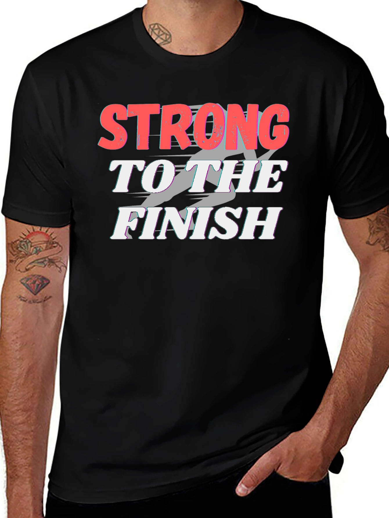 Variant 28 of Strong to the Finish Graphic Tee
