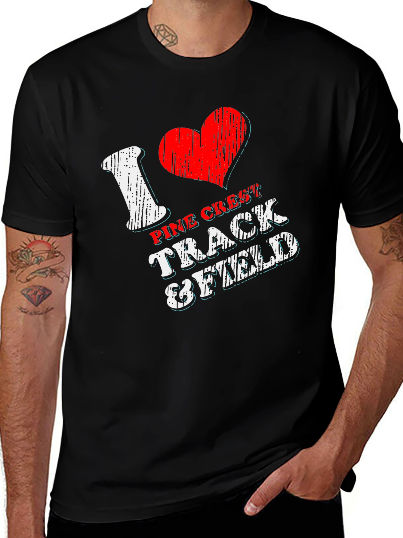 Variant 29 of Pine Crest Track & Field Graphic Tee