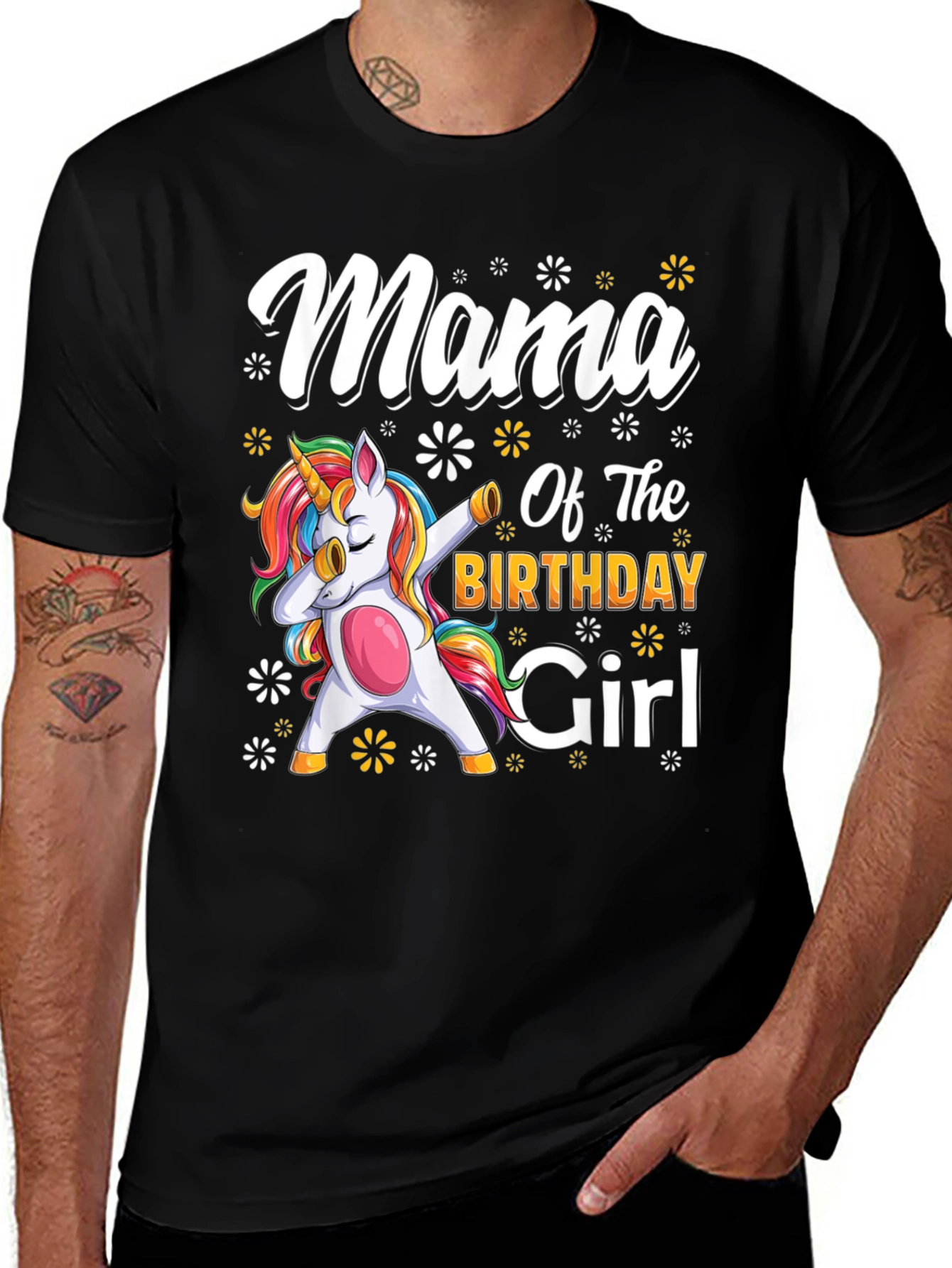 Mama of the Birthday Girl Unicorn T-Shirt