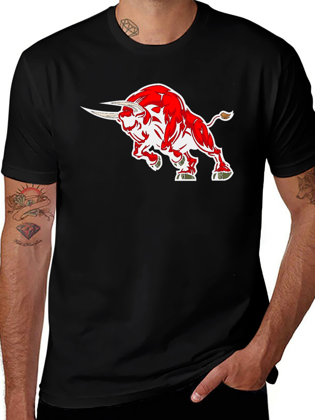 Red Bull Graphic Black T-Shirt