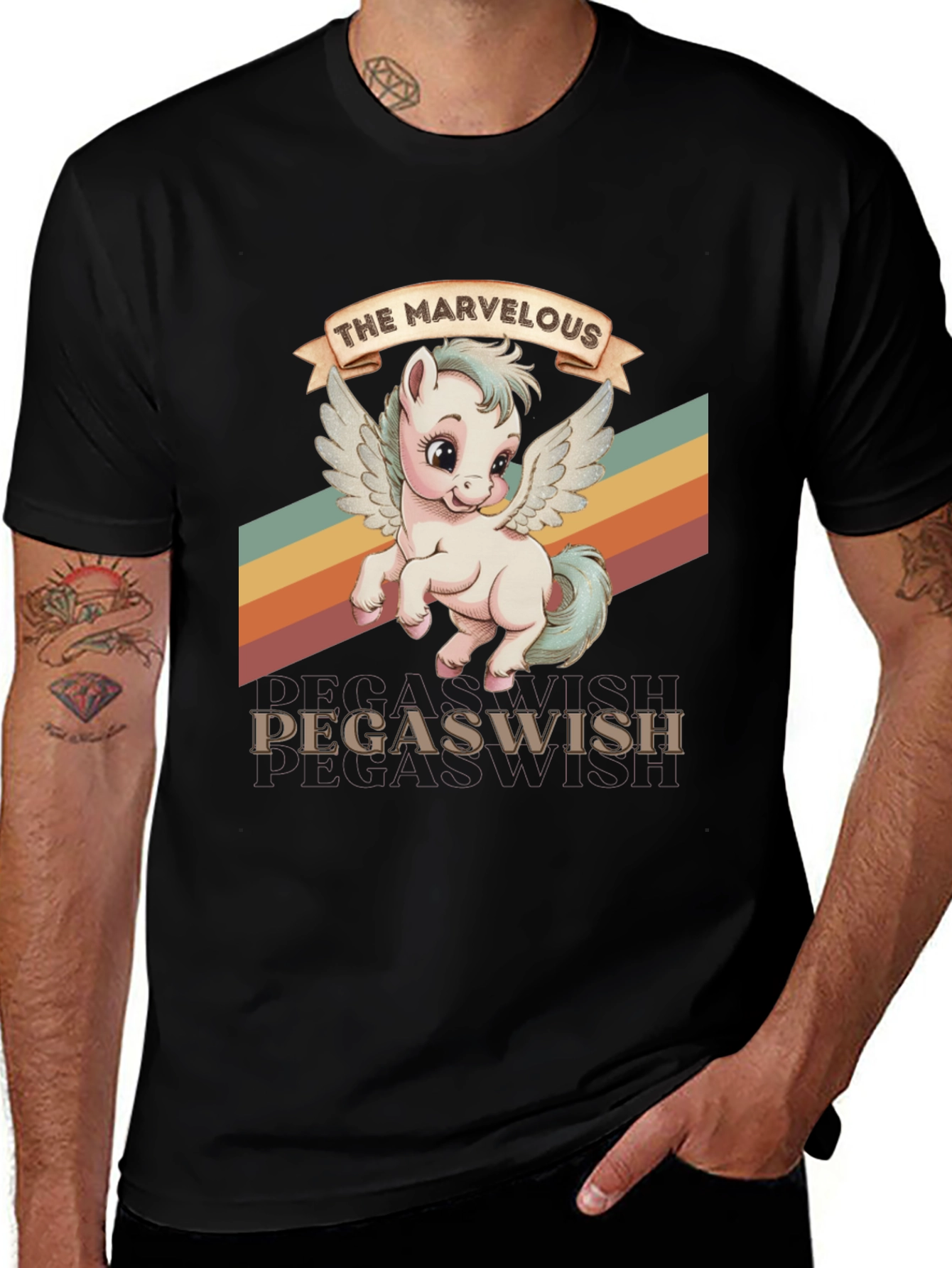 Variant 12 of The Marvelous Pegaswish Graphic Tee
