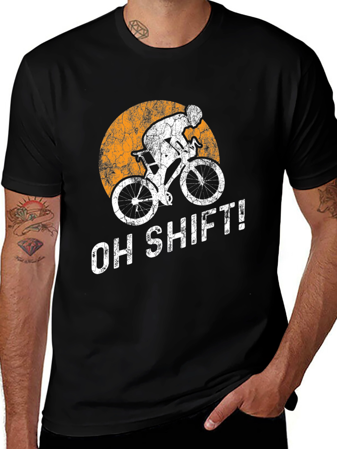 Variant 8 of Oh Shift! Biker T-Shirt