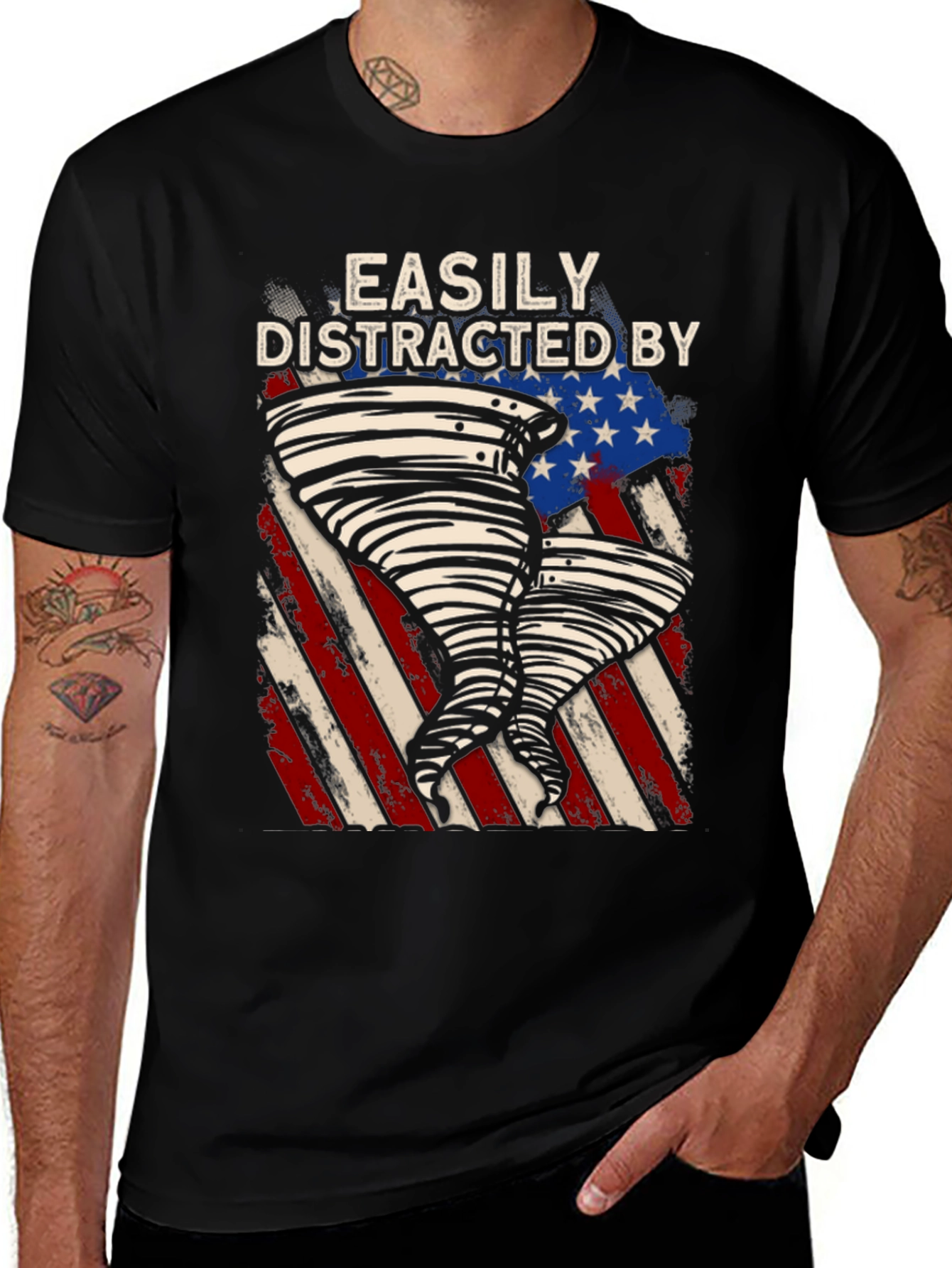 Variant 14 of Easily Distracted by Tornadoes T-Shirt