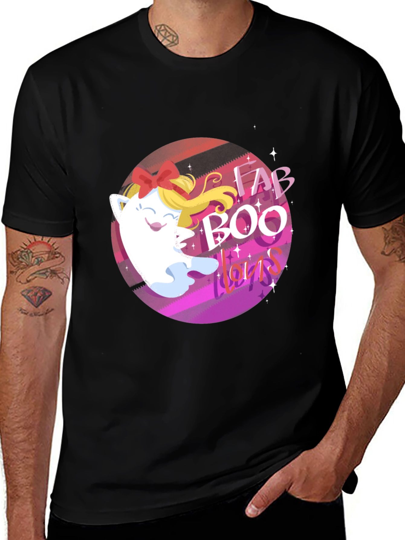 Fab Boo-Lous T-Shirt - Halloween Ghost