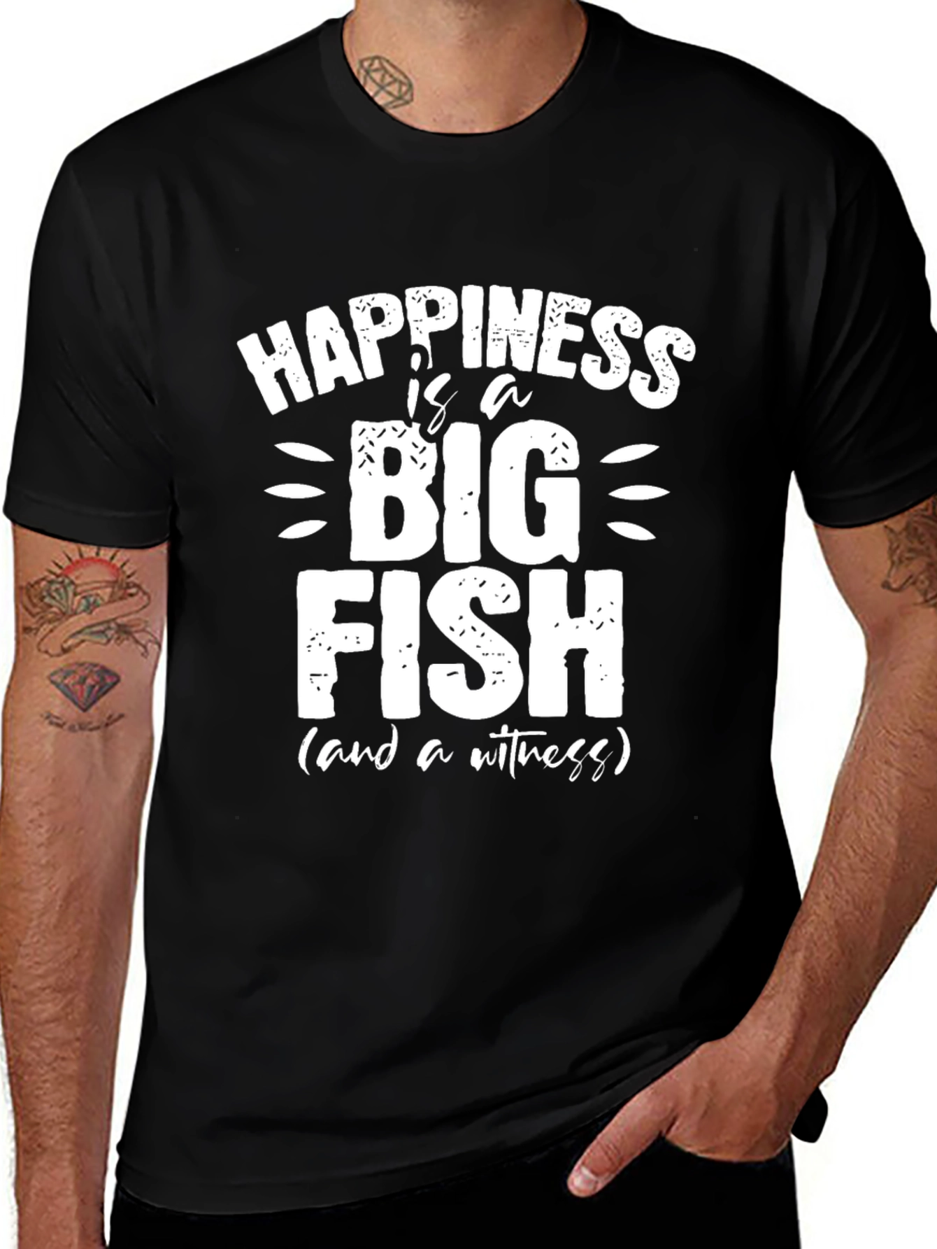 Variant 27 of Happiness is a Big Fish T-Shirt