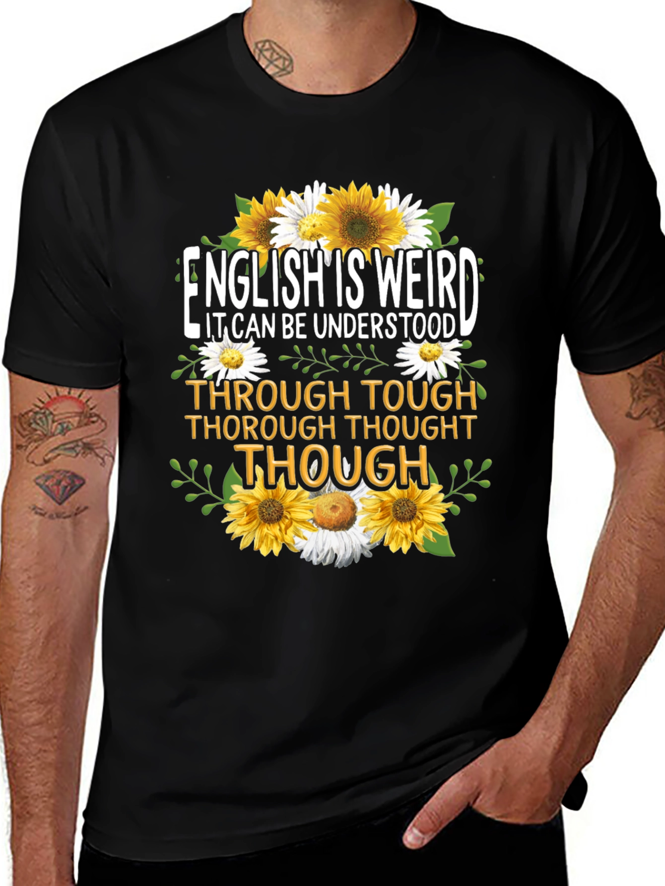 Variant 29 of English Is Weird Graphic T-Shirt