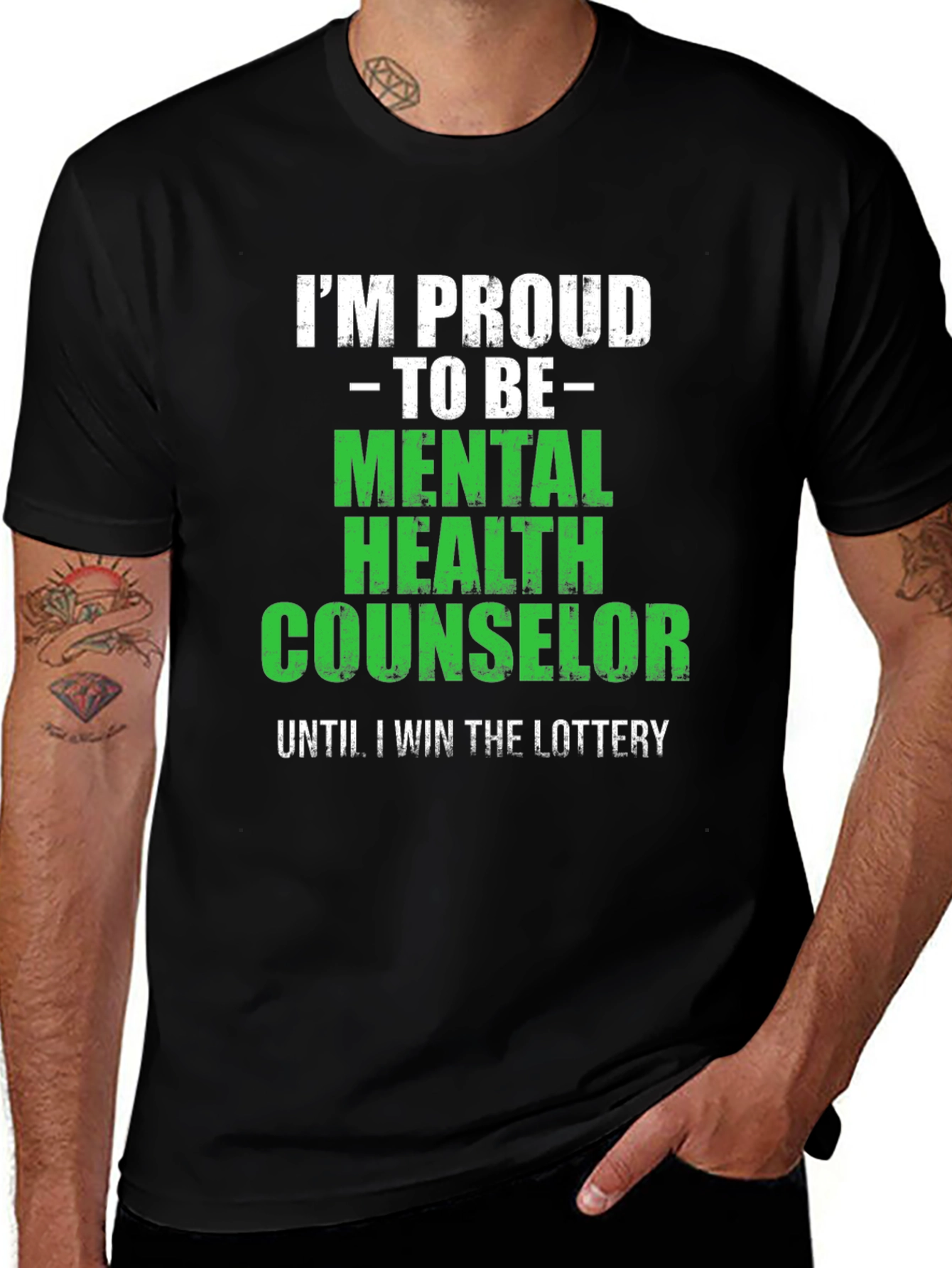 Variant 11 of Mental Health Counselor Tee - Win the Lottery!