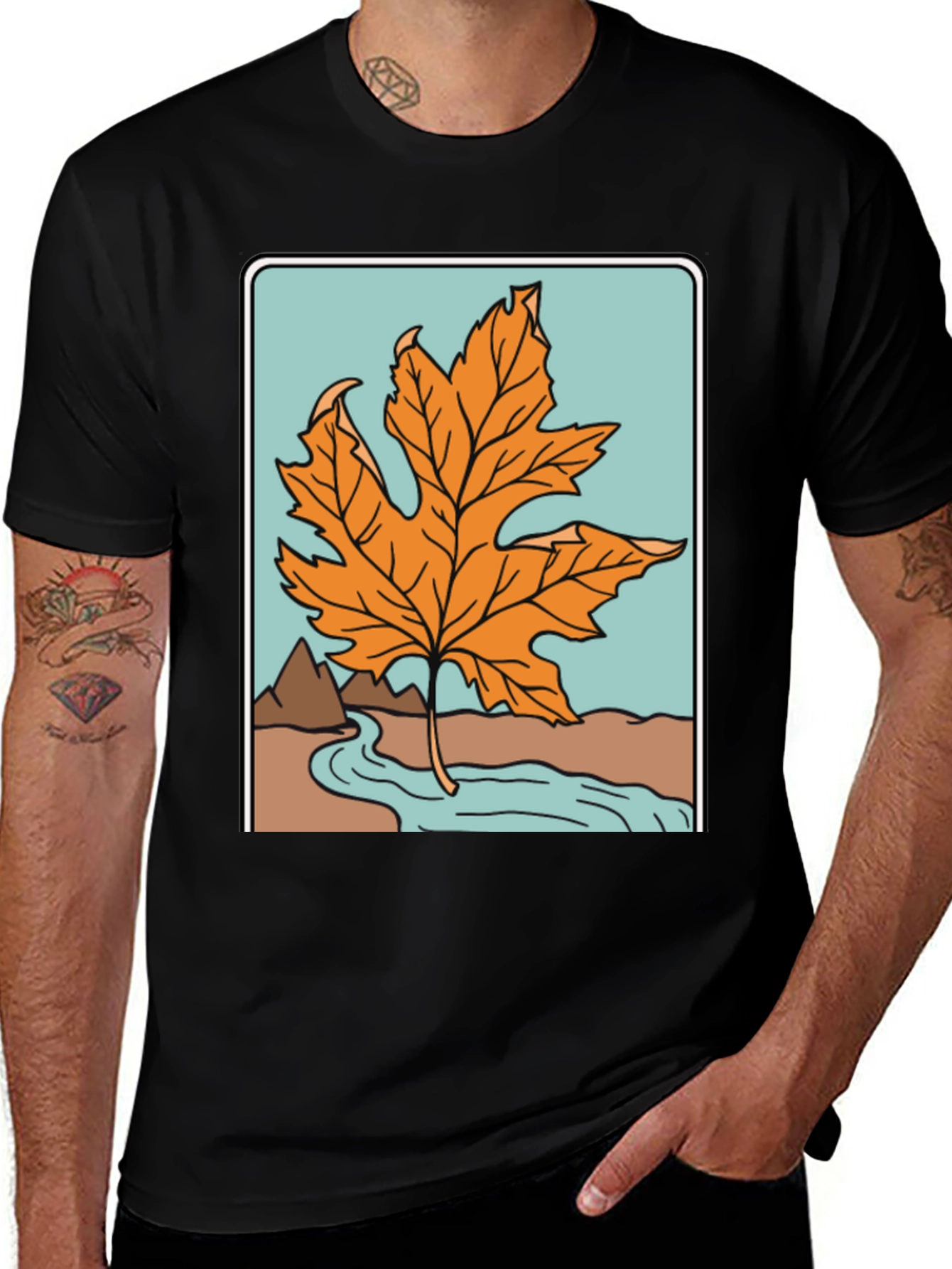 Nature Leaf Graphic Tee