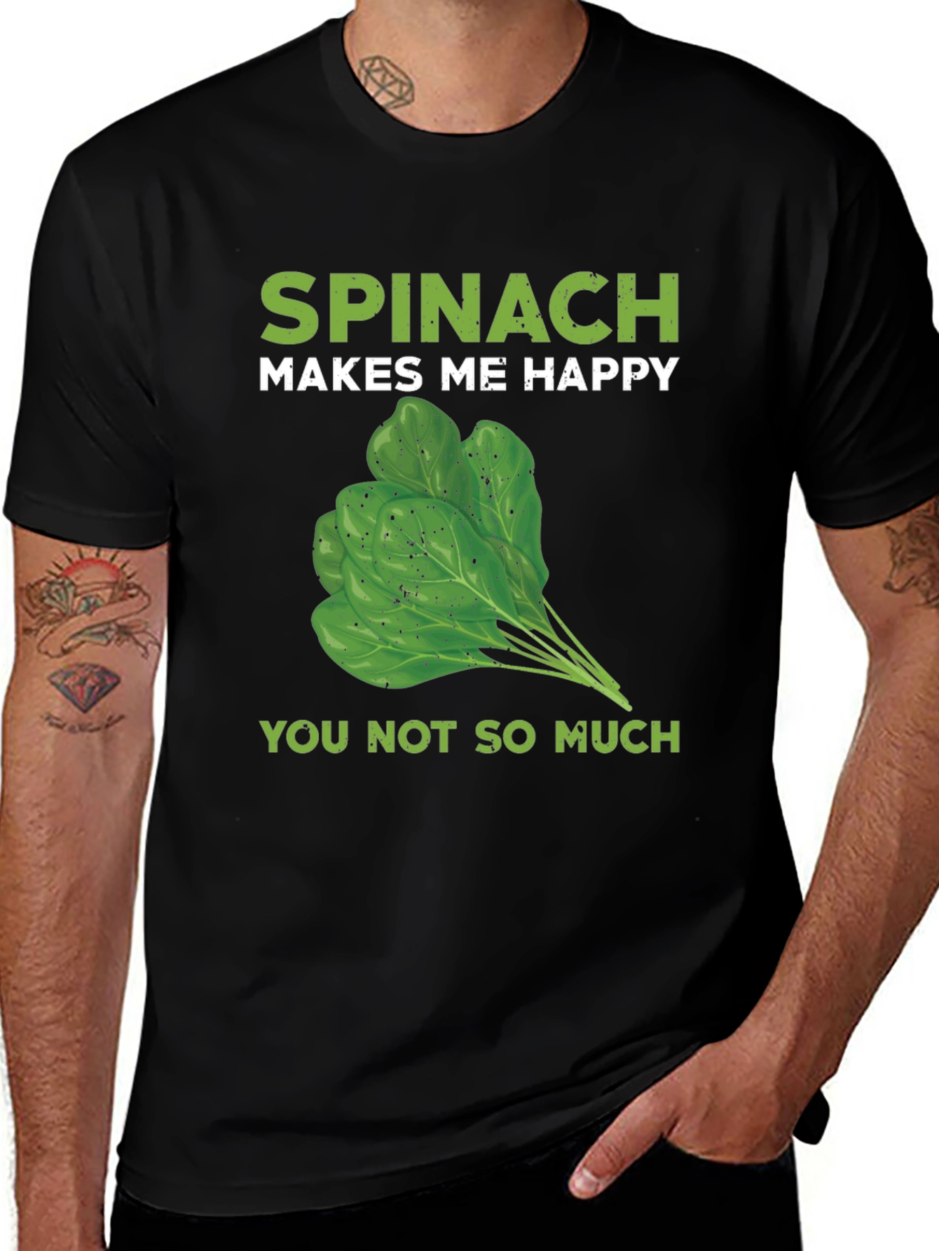 Variant 12 of Spinach Makes Me Happy T-Shirt