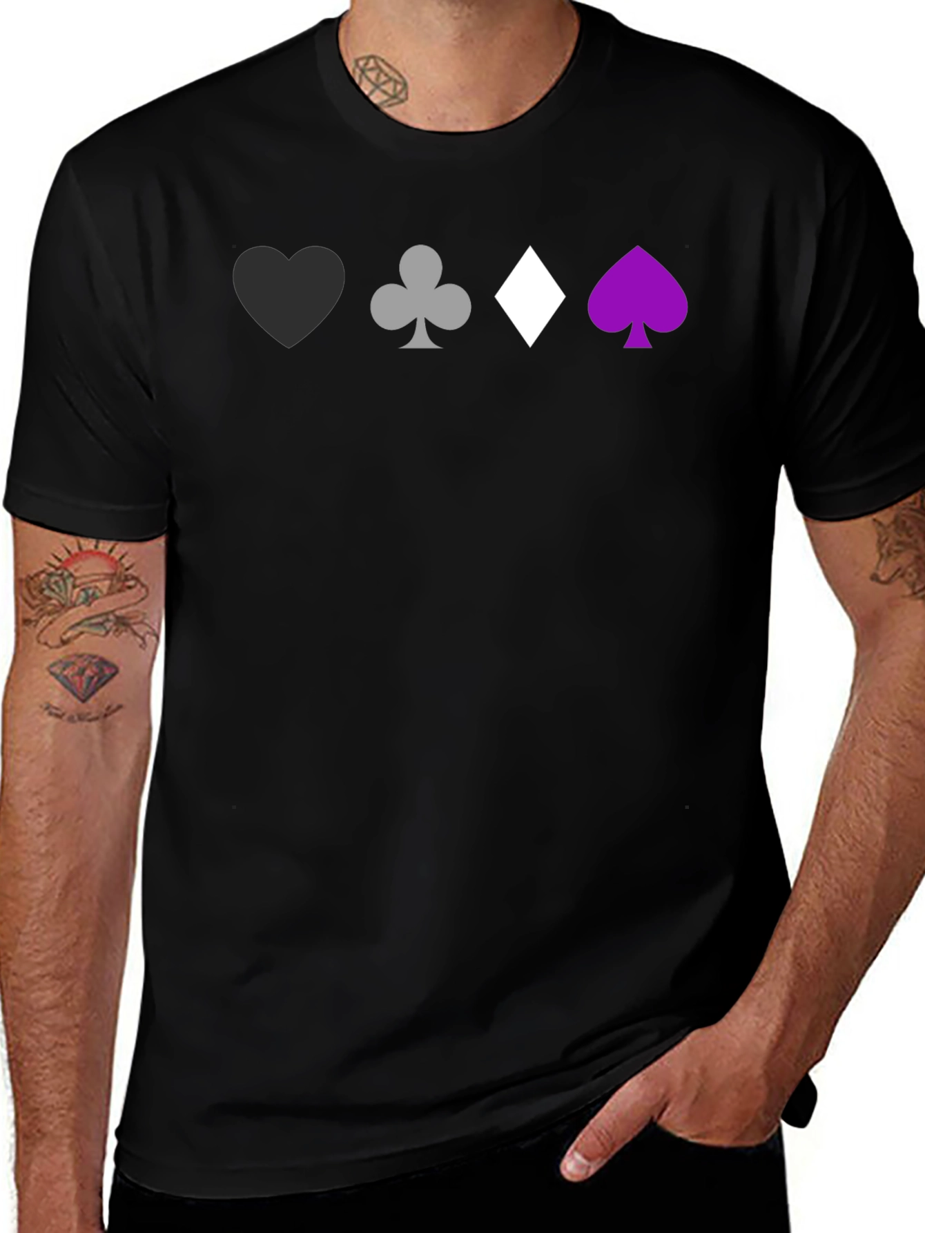 Ace Pride Playing Card Suit T-Shirt