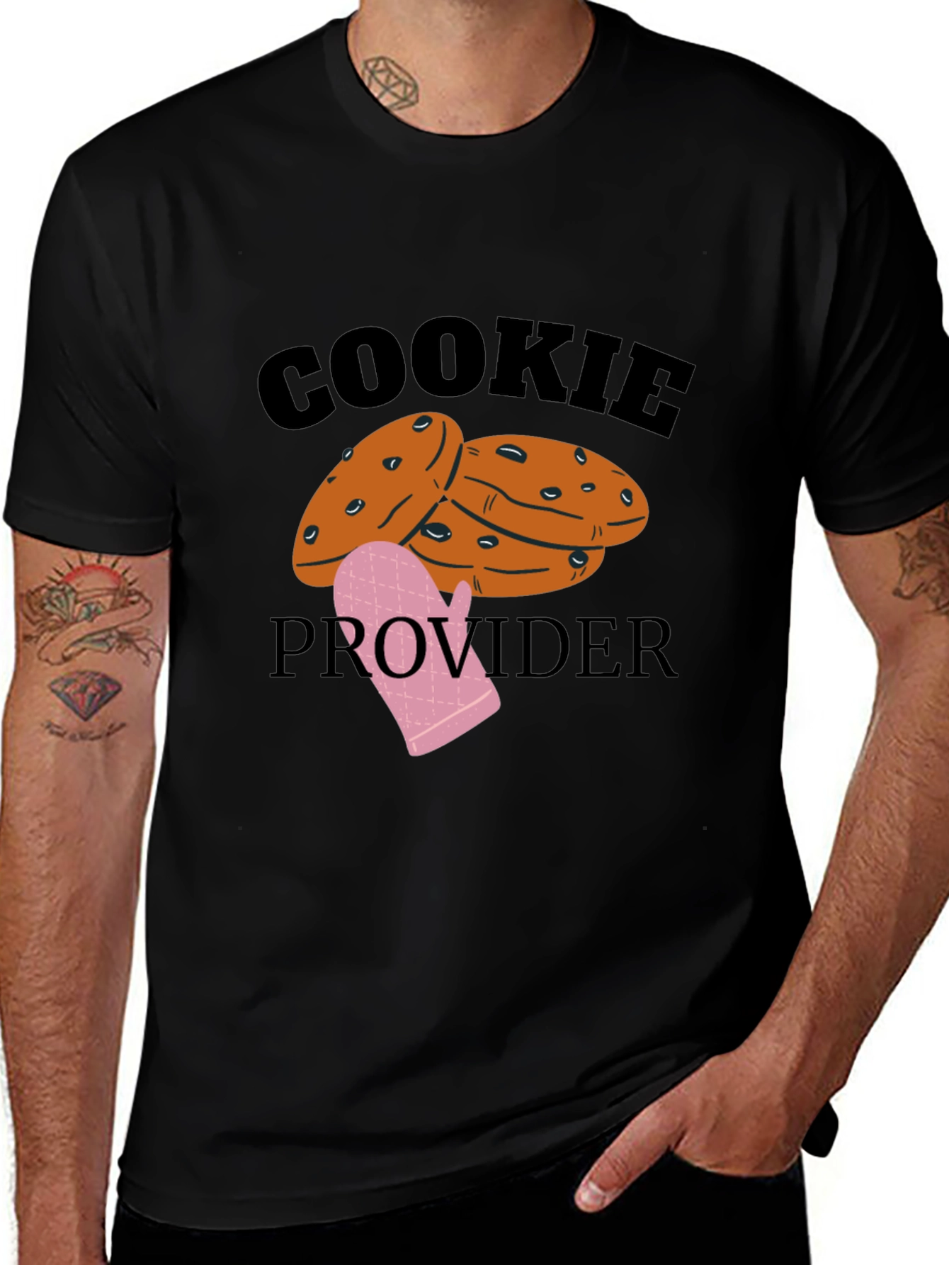 Variant 11 of Cookie Provider Graphic T-Shirt - Funny Baking Tee