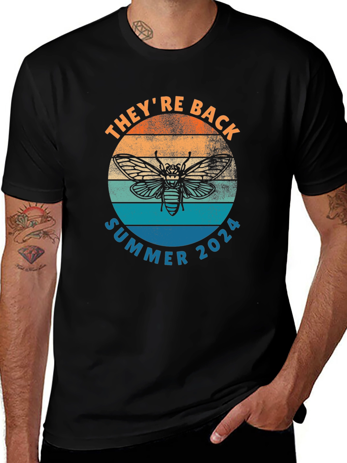 Variant 25 of Cicada Summer 2024 T-Shirt - They're Back!