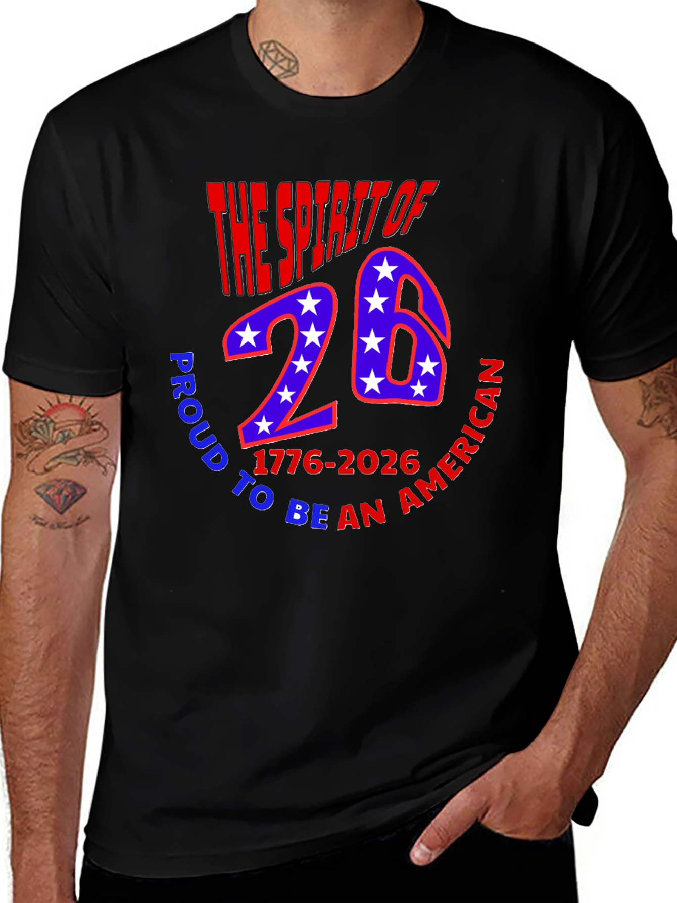 Variant 27 of Spirit of '26 American Patriotic T-Shirt