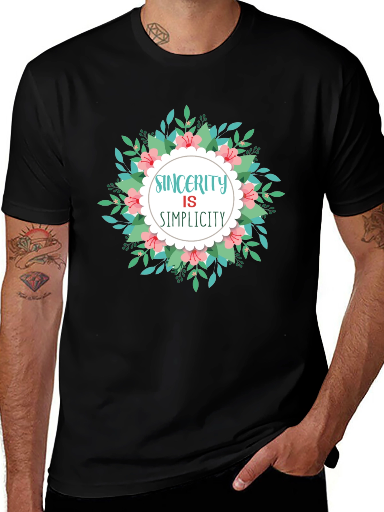 Variant 28 of Sincerity Simplicity Floral T-Shirt