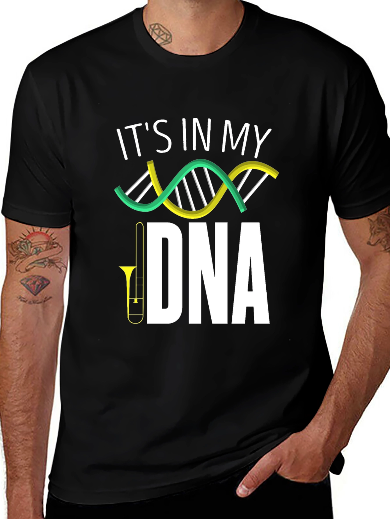 It's in My DNA Trombone Player T-Shirt