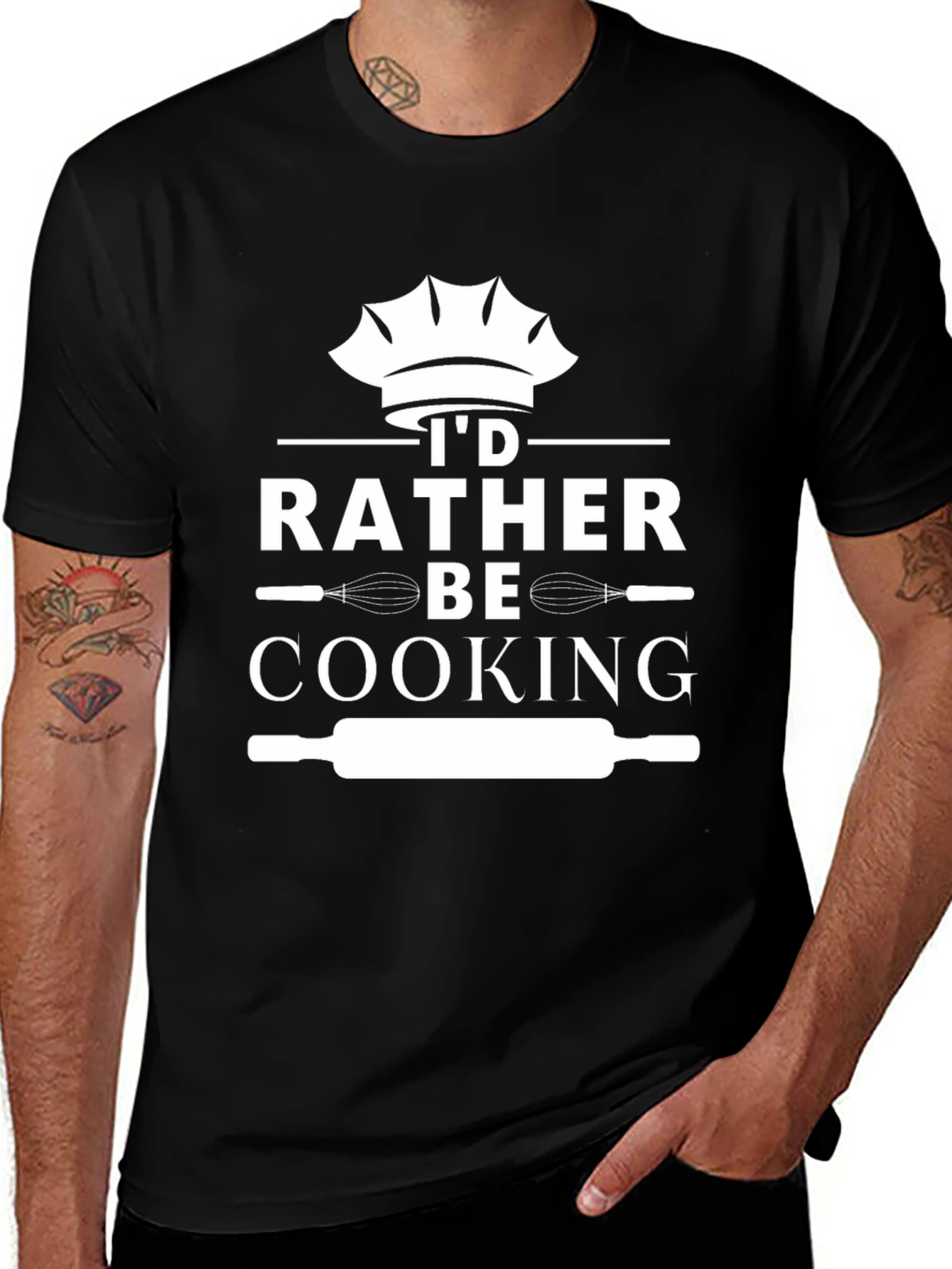 Variant 25 of I'd Rather Be Cooking T-Shirt - Chef's Gift