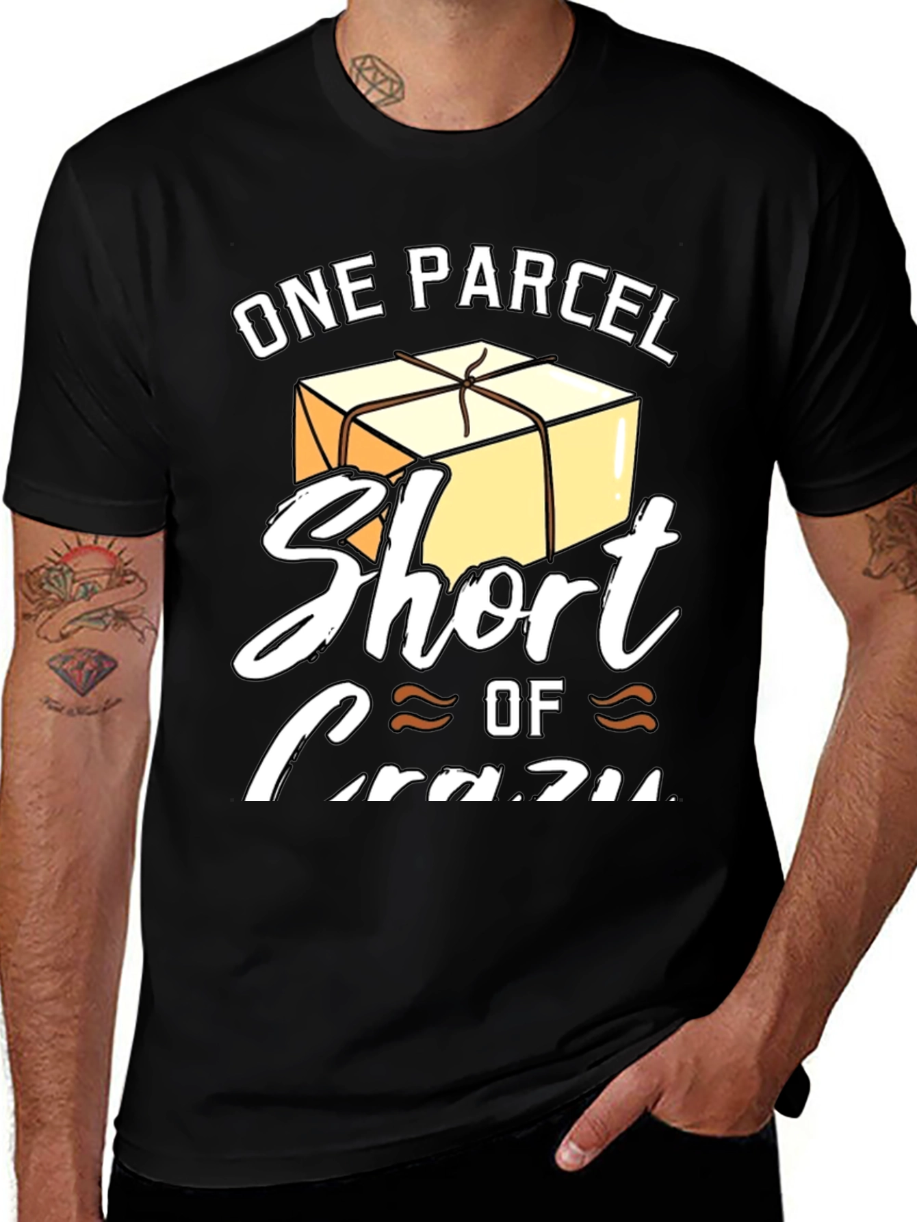 Variant 5 of One Parcel Short of Crazy Graphic T-Shirt