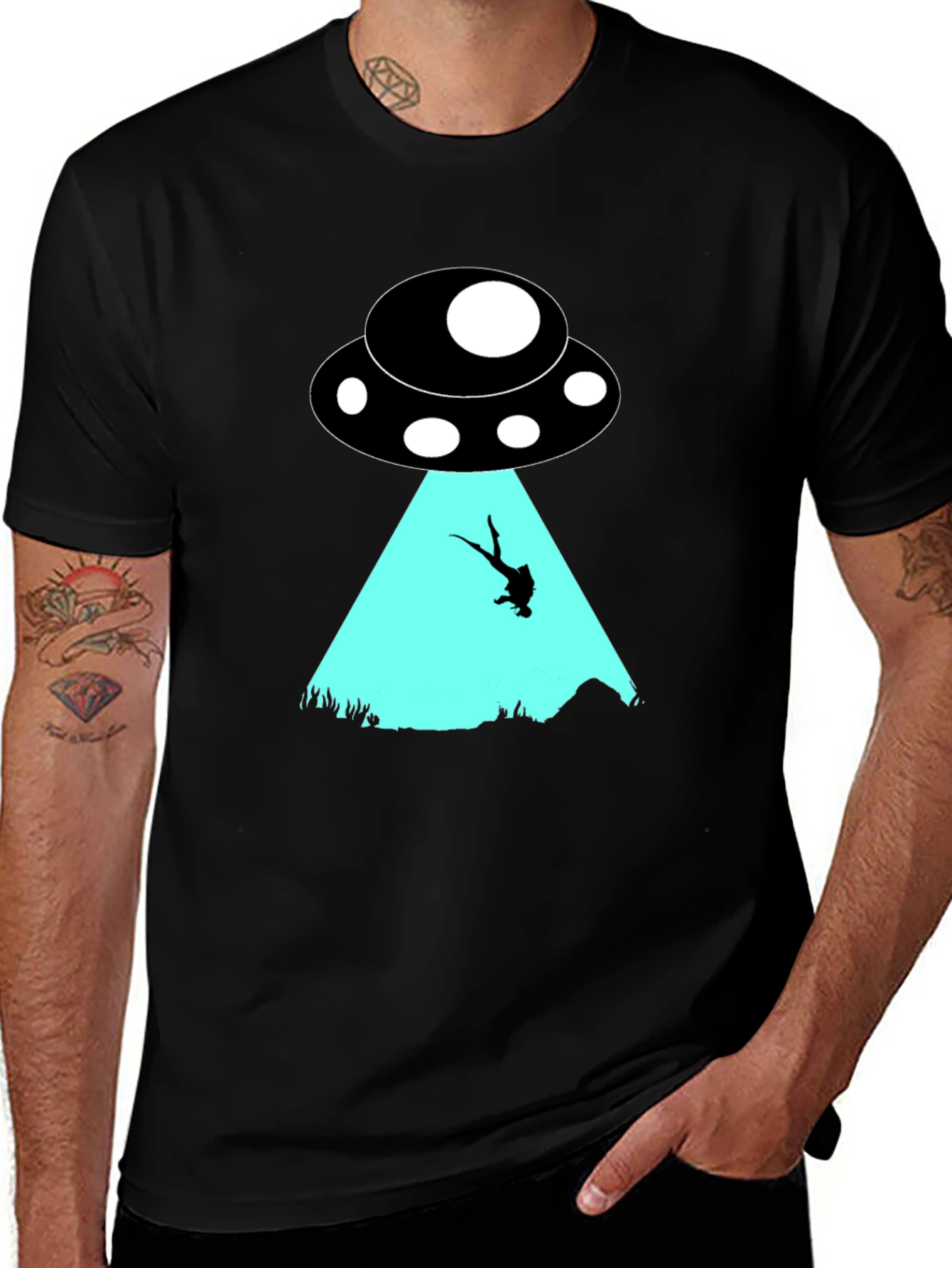 UFO Abduction T-Shirt - Funny Alien Tee