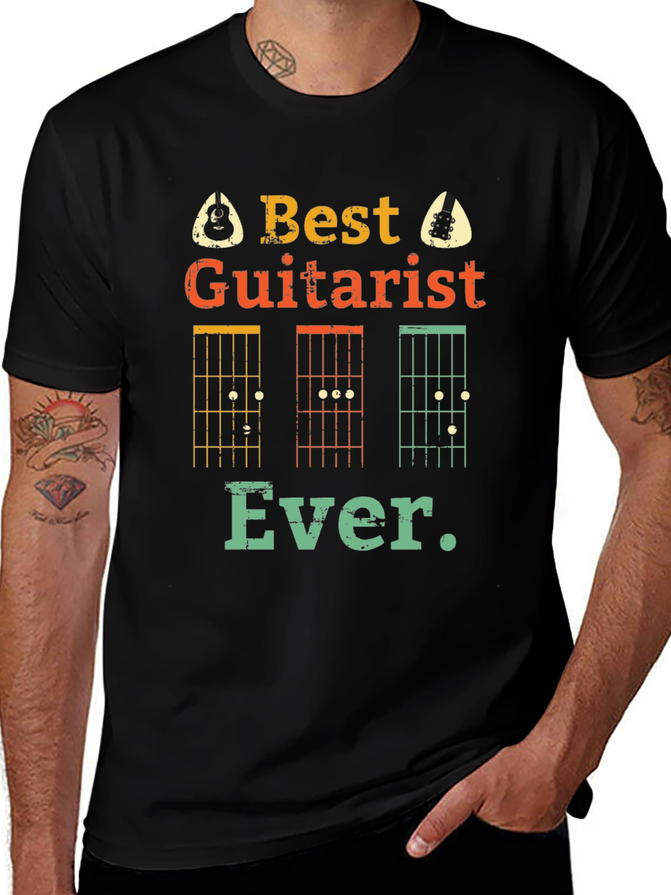 Variant 30 of Best Guitarist Ever Graphic Tee - Music Lover T-Shirt