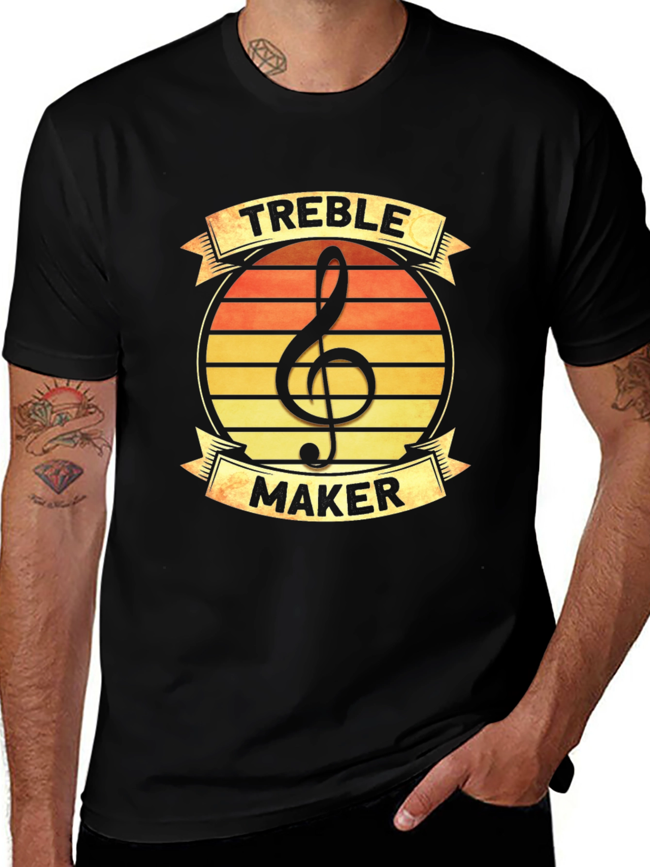 Variant 5 of Treble Maker T-Shirt - Music Lover Apparel