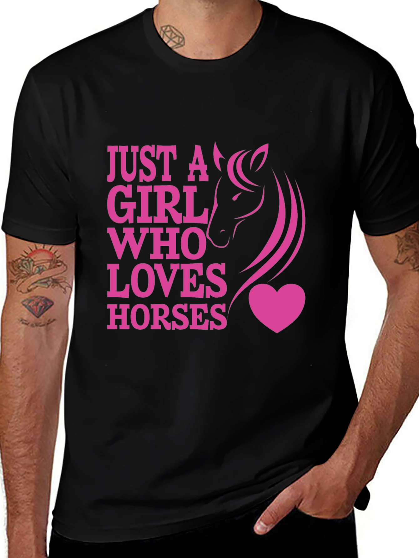 Just A Girl Who Loves Horses T-Shirt