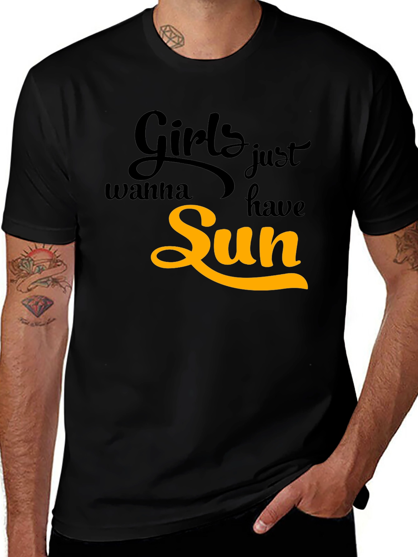 Variant 11 of Girls Just Wanna Have Sun Graphic T-Shirt