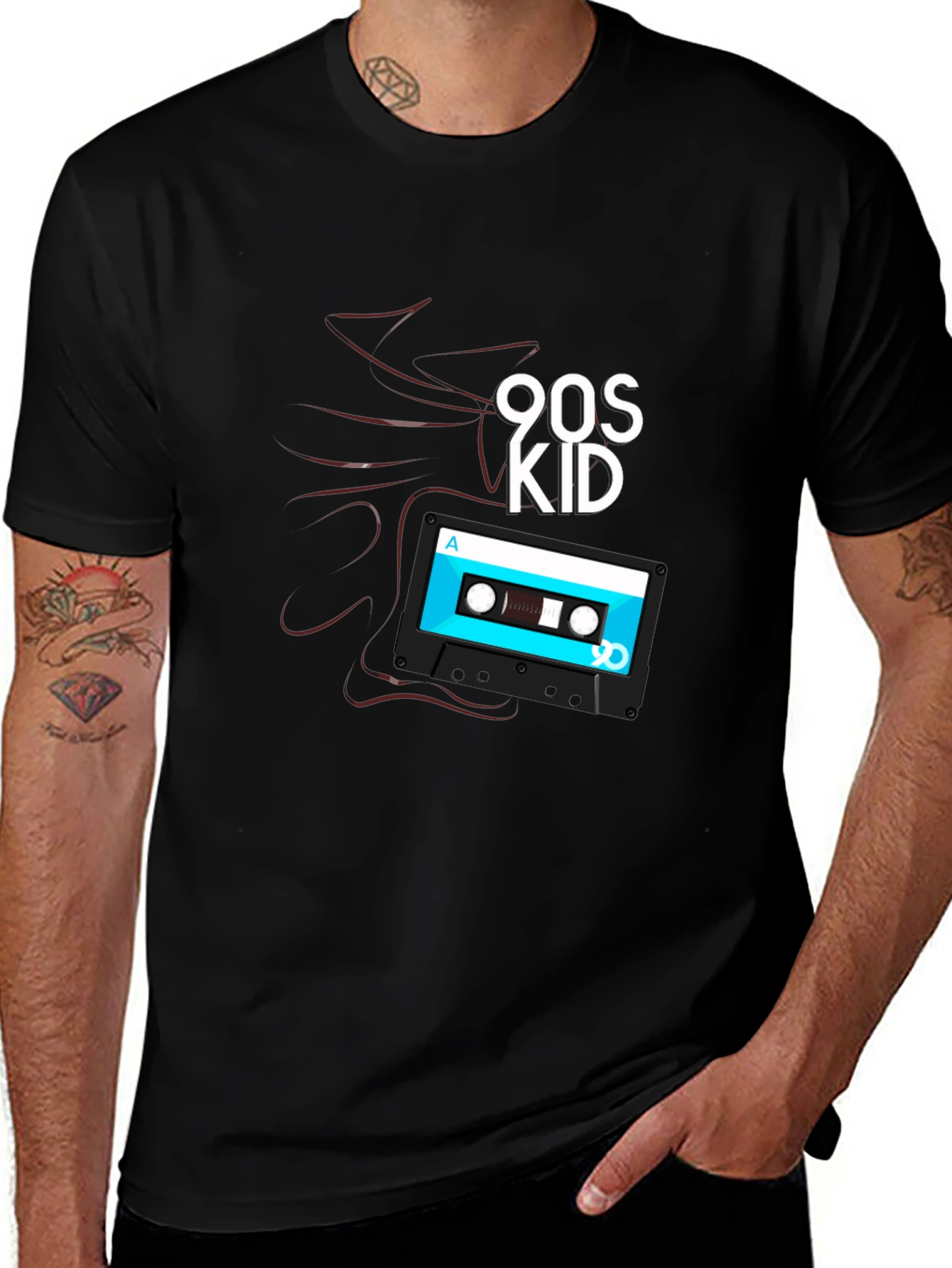 Variant 14 of 90s Kid Cassette Tape Graphic T-Shirt