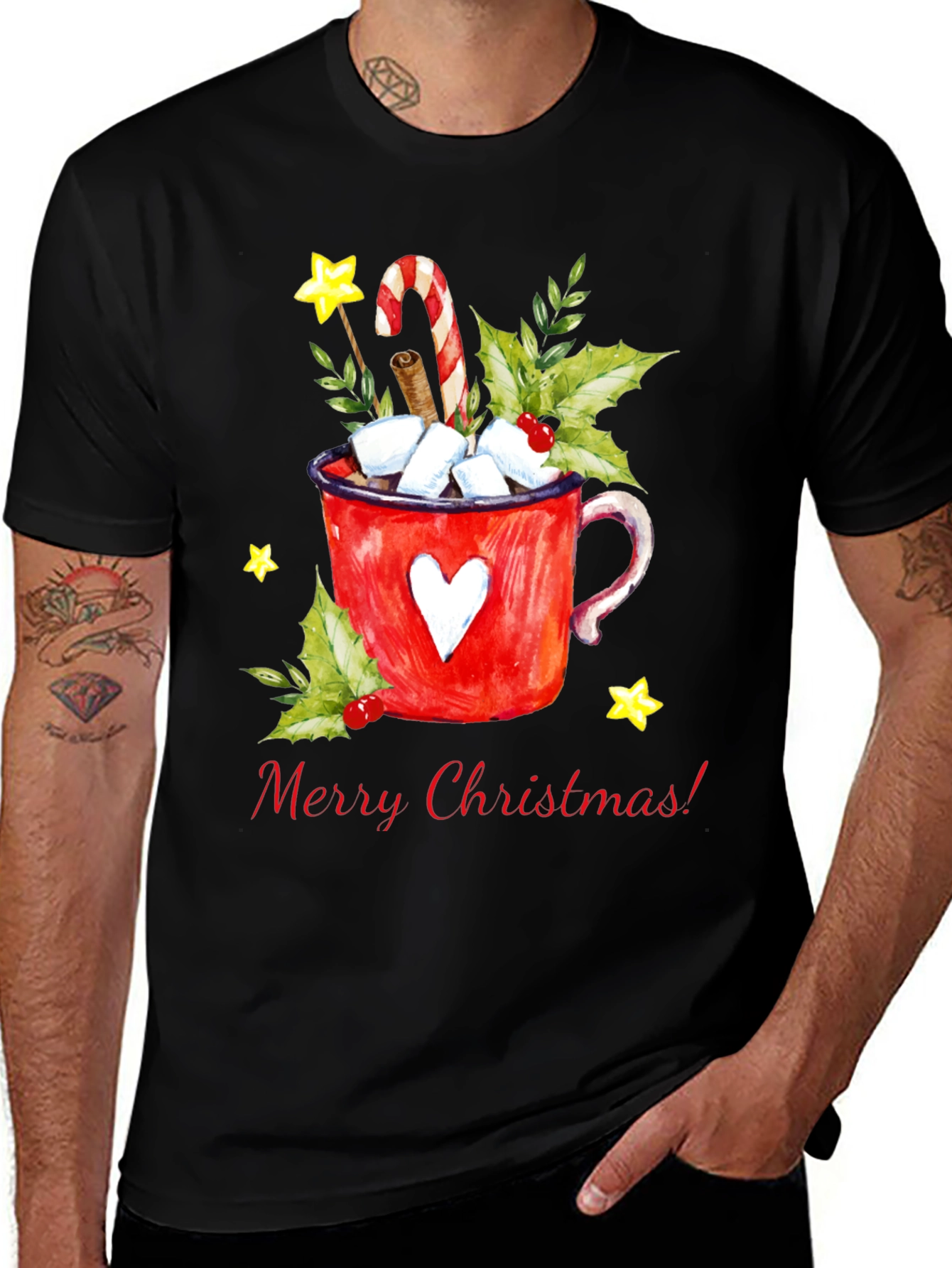 Festive Merry Christmas Mug T-Shirt