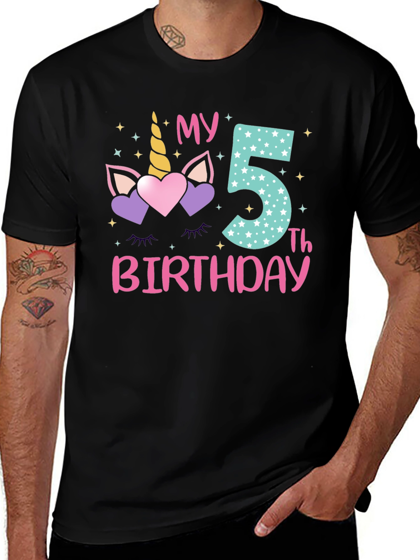 5th Birthday Unicorn T-Shirt