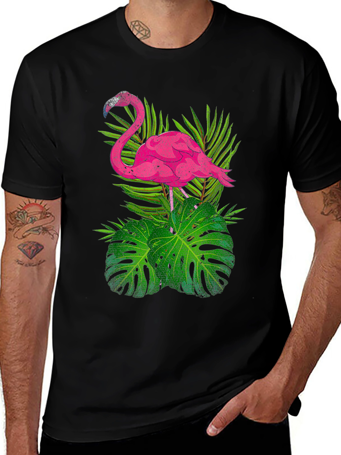 Variant 22 of Tropical Flamingo Graphic T-Shirt