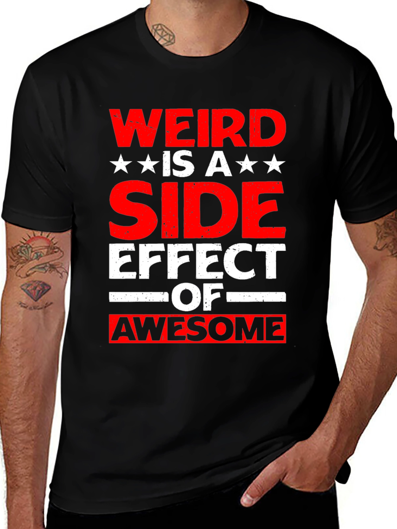 Variant 4 of Weird is a Side Effect of Awesome T-Shirt