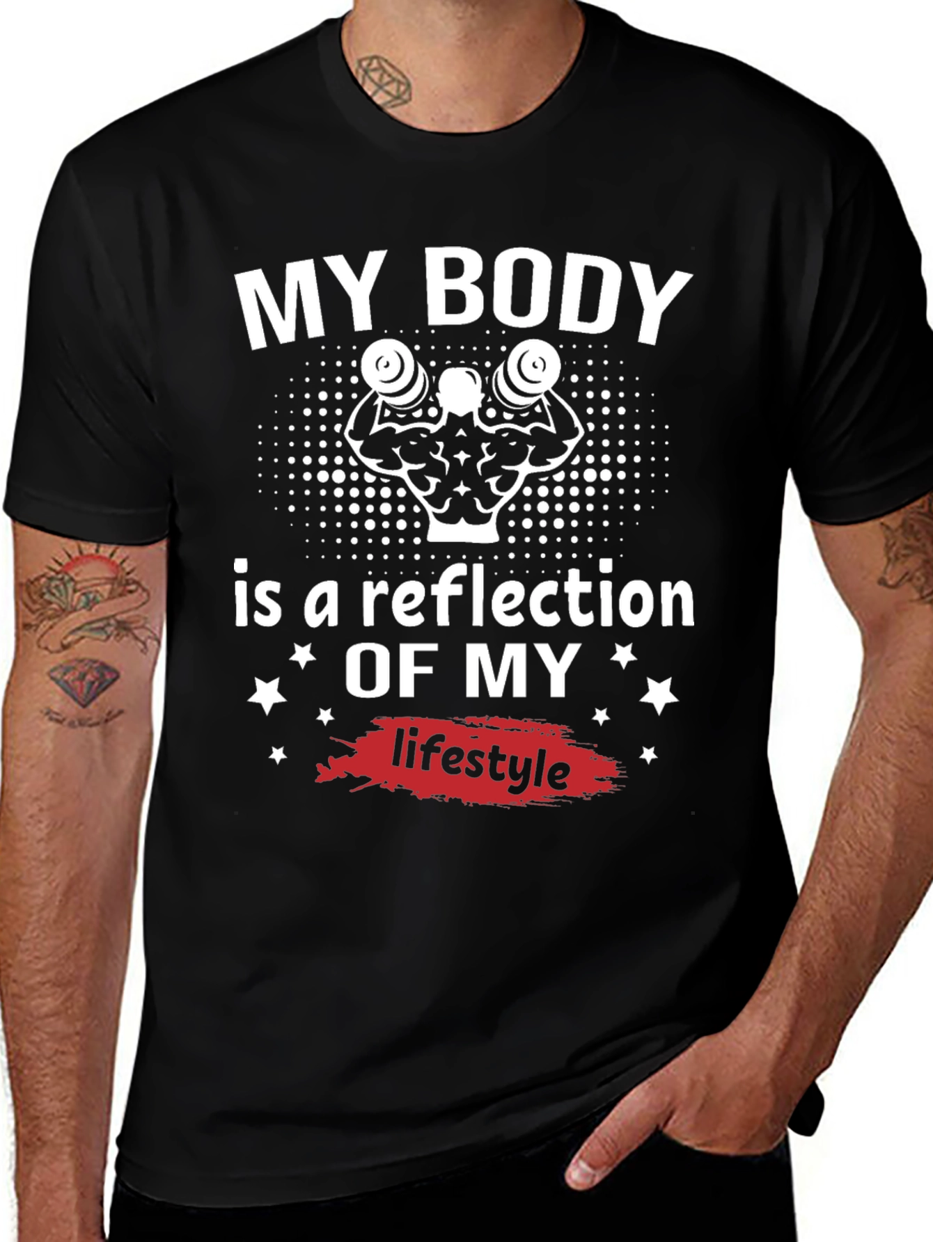 Variant 15 of Bodybuilding Lifestyle T-Shirt